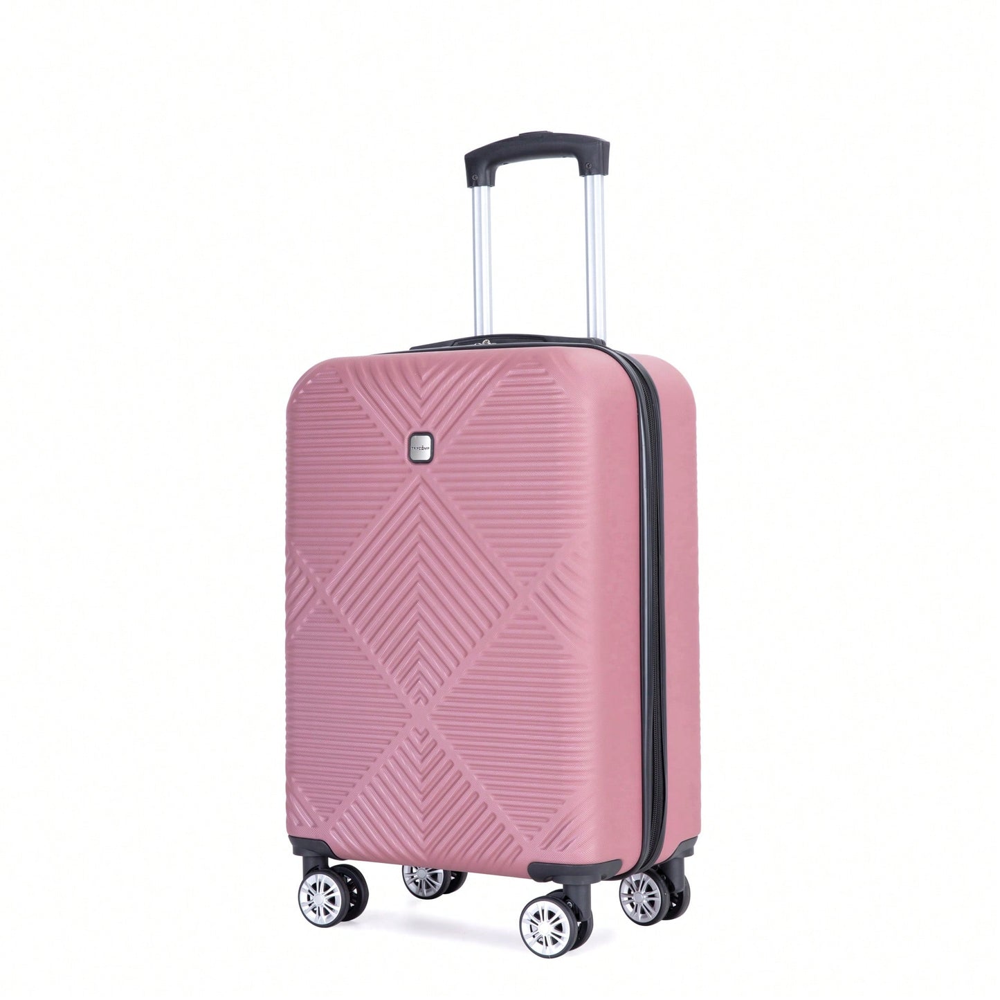 Lightweight 2 Piece ABS Luggage Set With 20 Inch Carry-On And 14 Inch Cosmetic Case, 360° Spinner Wheels For Easy Maneuverability