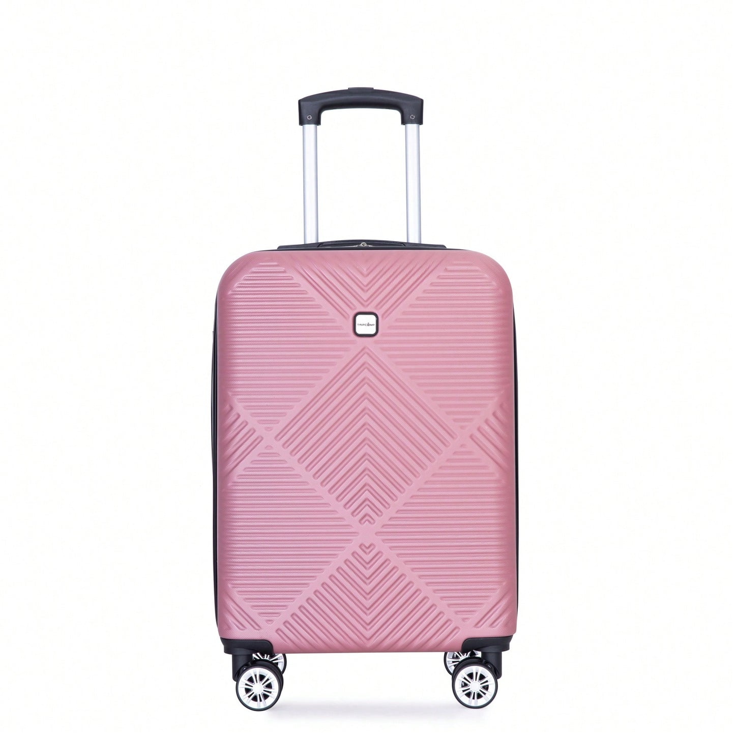 Lightweight 2 Piece ABS Luggage Set With 20 Inch Carry-On And 14 Inch Cosmetic Case, 360° Spinner Wheels For Easy Maneuverability