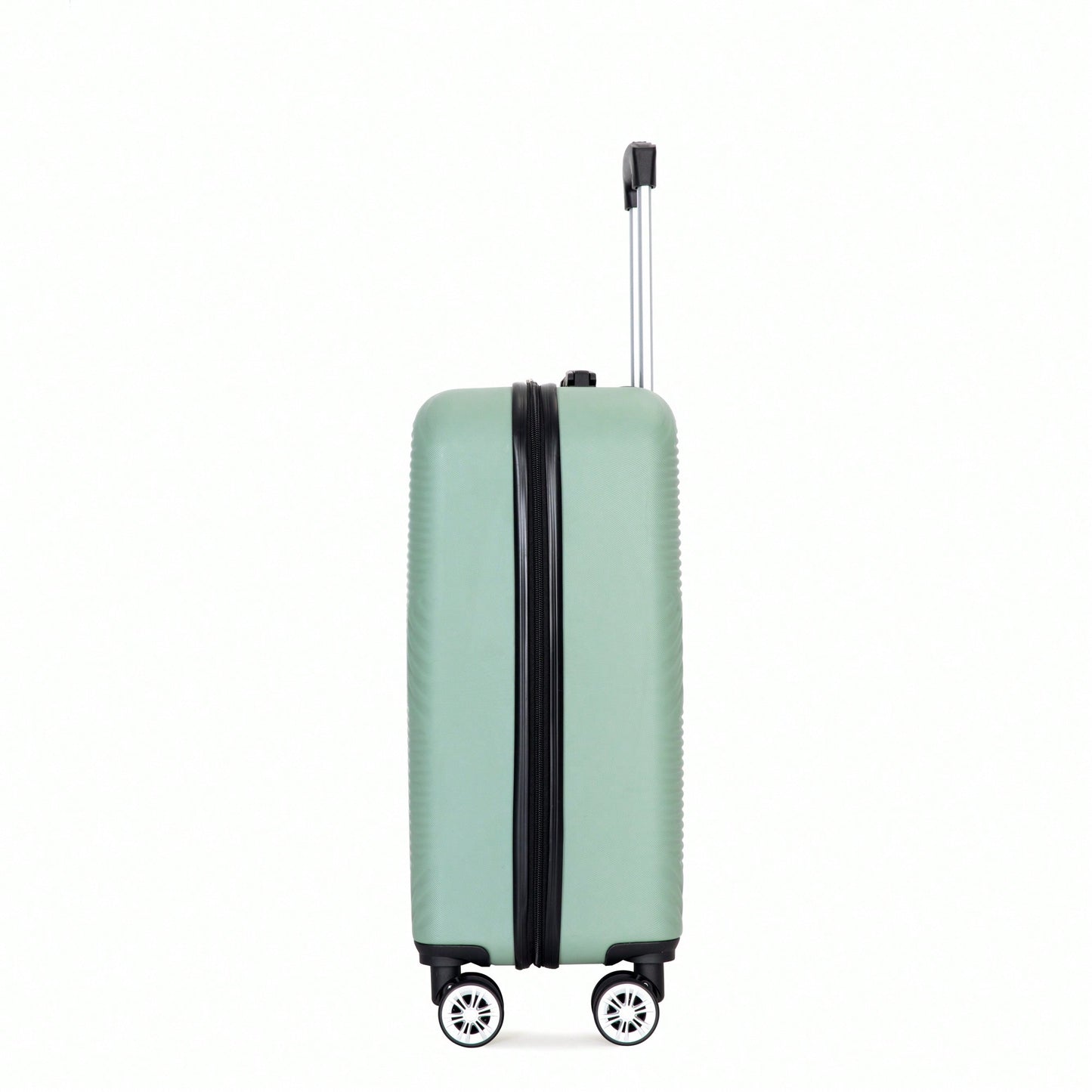 Lightweight 2 Piece ABS Luggage Set With 20 Inch Carry-On And 14 Inch Cosmetic Case, 360° Spinner Wheels For Easy Maneuverability