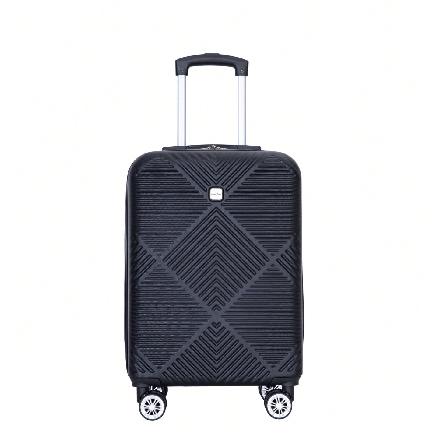 Lightweight 2 Piece ABS Luggage Set With 20 Inch Carry-On And 14 Inch Cosmetic Case, 360° Spinner Wheels For Easy Maneuverability