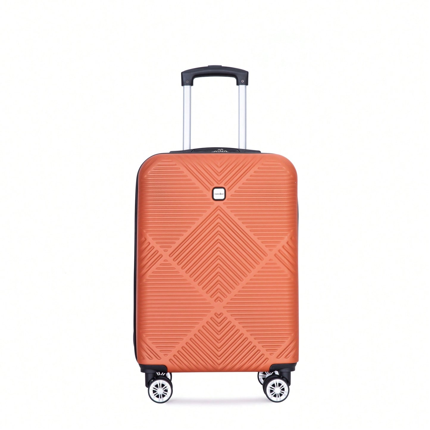Lightweight 2 Piece ABS Luggage Set With 20 Inch Carry-On And 14 Inch Cosmetic Case, 360° Spinner Wheels For Easy Maneuverability