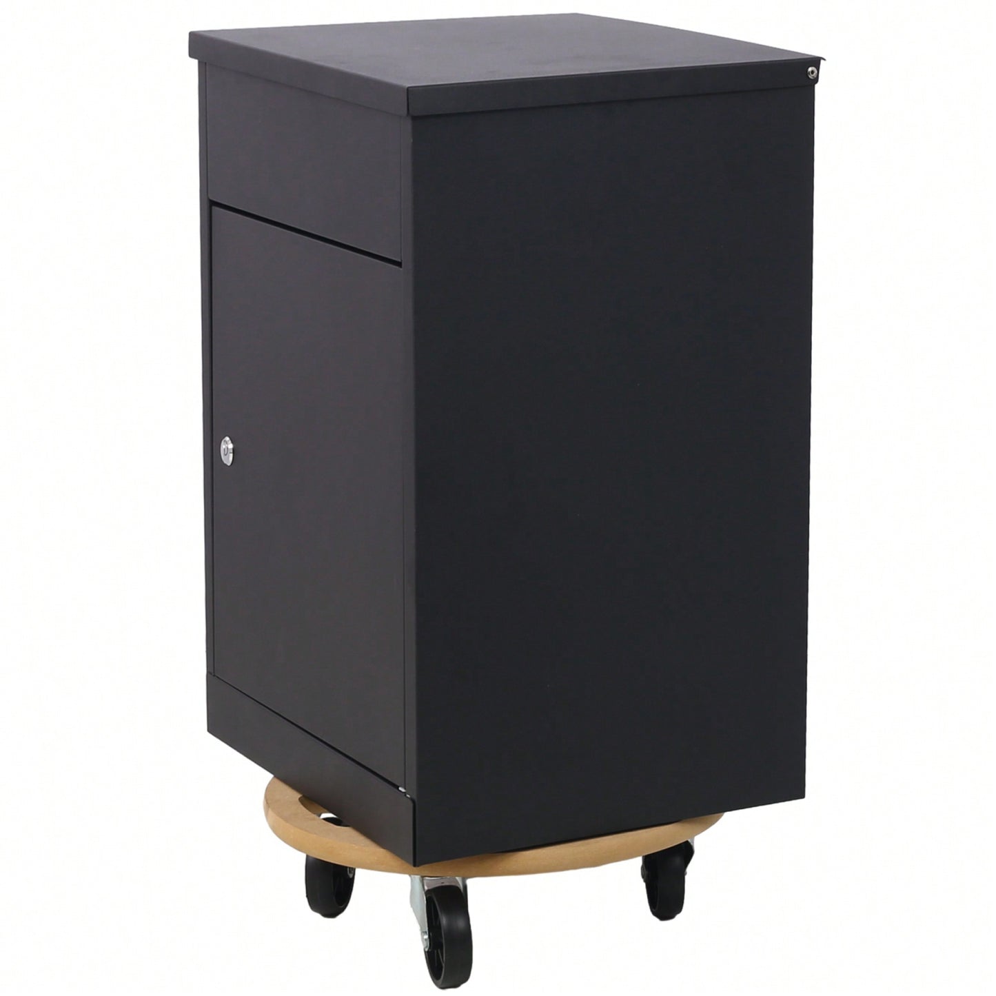 Heavy Duty Wood Furniture Moving Dolly With Wheels For Piano Couch Fridge 500 Lbs Capacity 15 Inch Round Platform 2 Pack