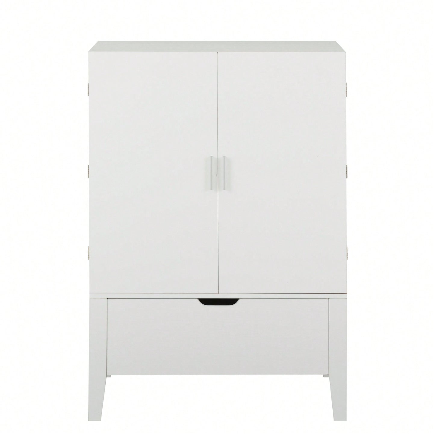 Elegant Bar Cabinet With Wine Racks And Stemware Holder For Home Storage And Display