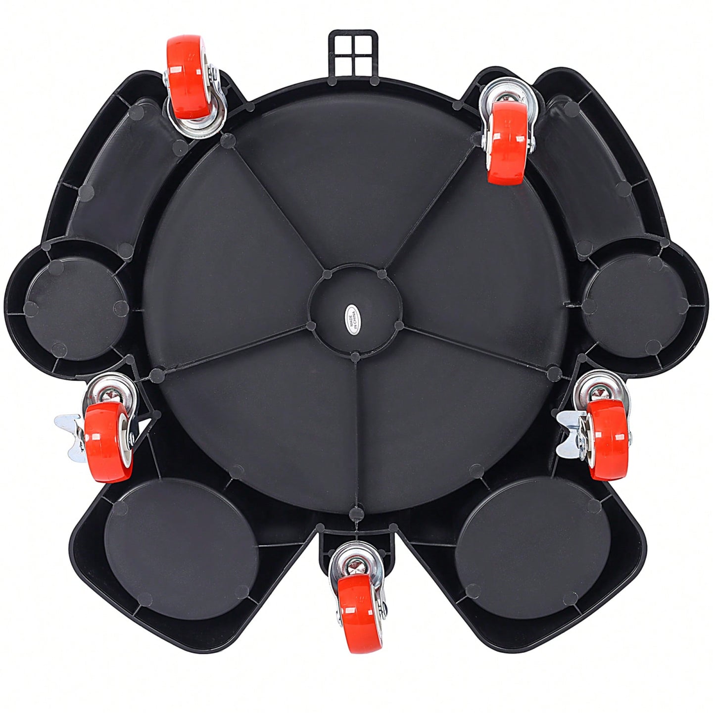 5 Gallon Rolling Bucket Dolly With Swivel Casters For Car Wash Detailing And Easy Maneuvering