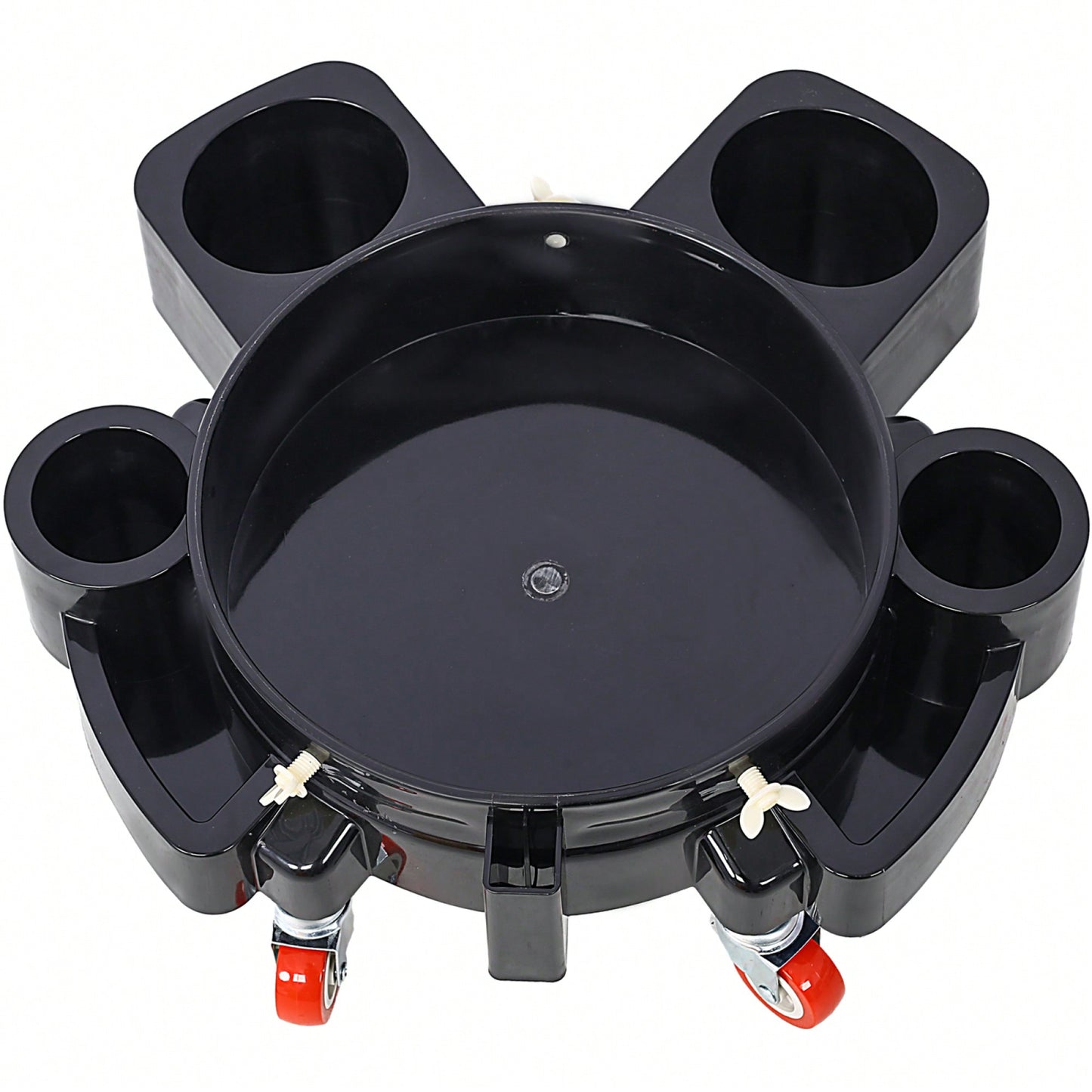 5 Gallon Rolling Bucket Dolly With Swivel Casters For Car Wash Detailing And Easy Maneuvering