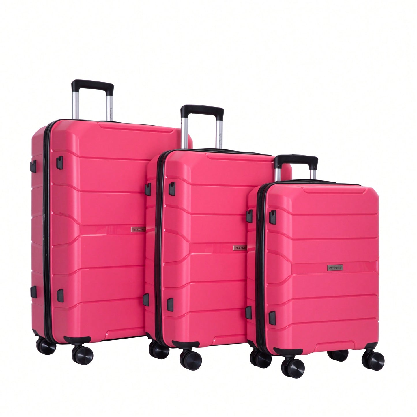 3-Piece Lightweight Hardshell Luggage Set With TSA Lock