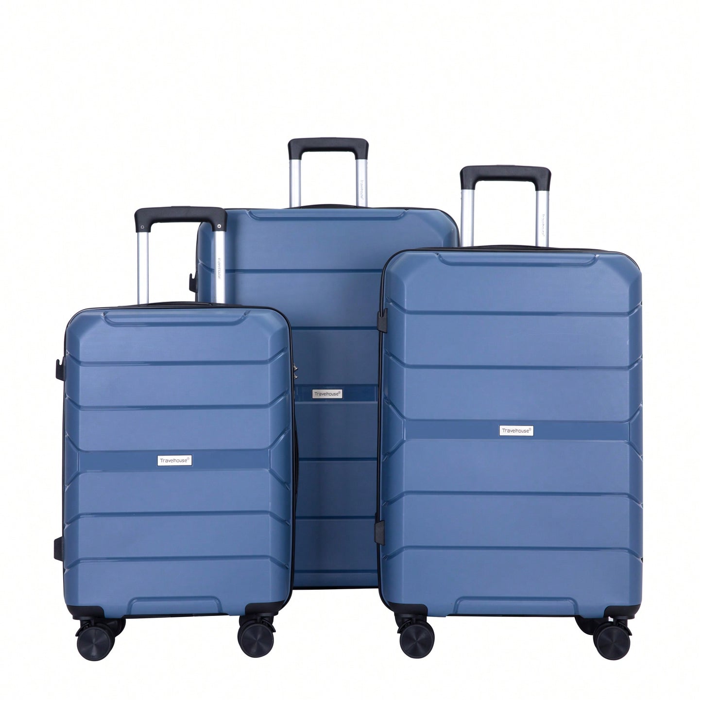 3-Piece Lightweight Hardshell Luggage Set With TSA Lock