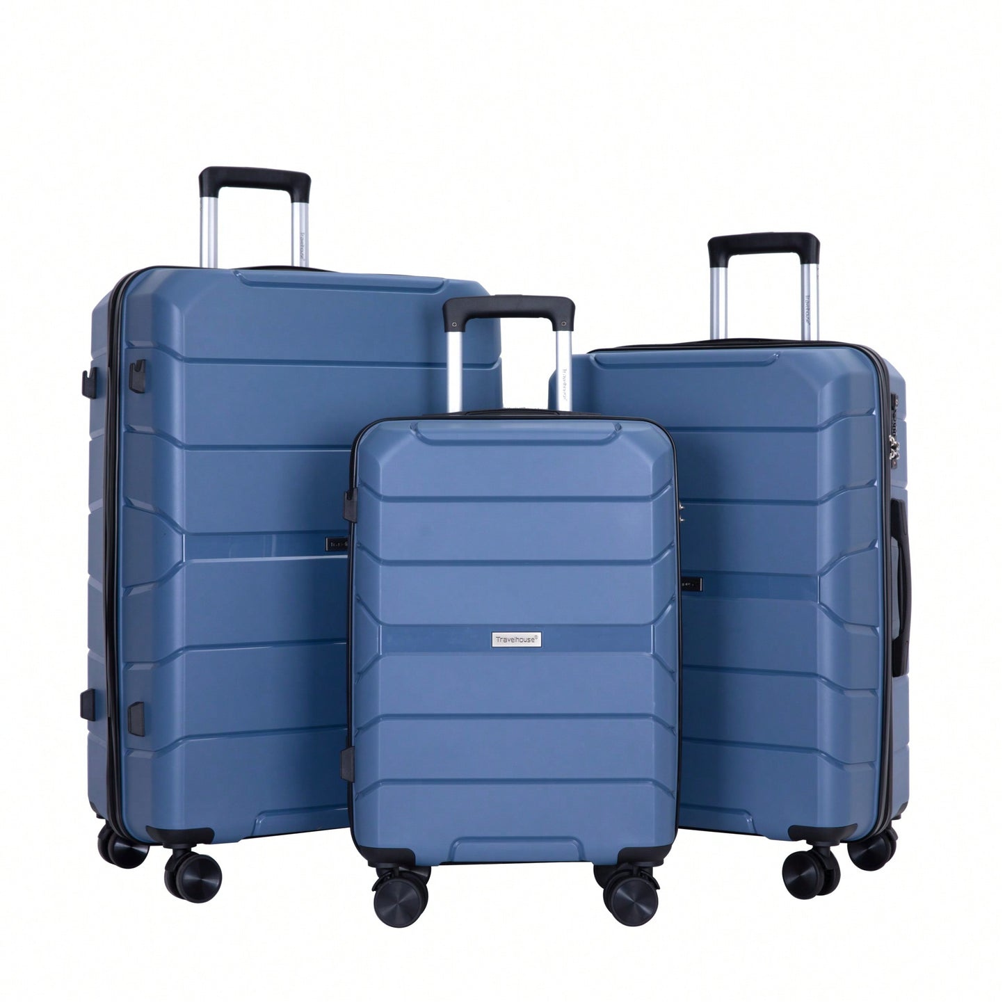 3-Piece Lightweight Hardshell Luggage Set With TSA Lock