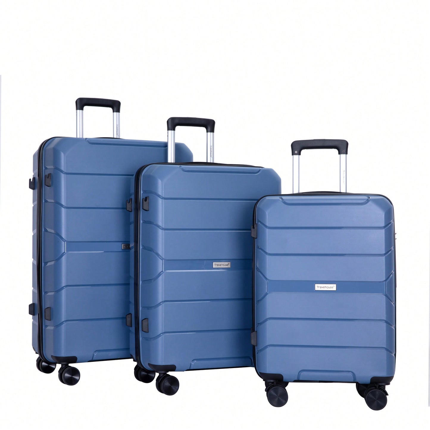 3-Piece Lightweight Hardshell Luggage Set With TSA Lock