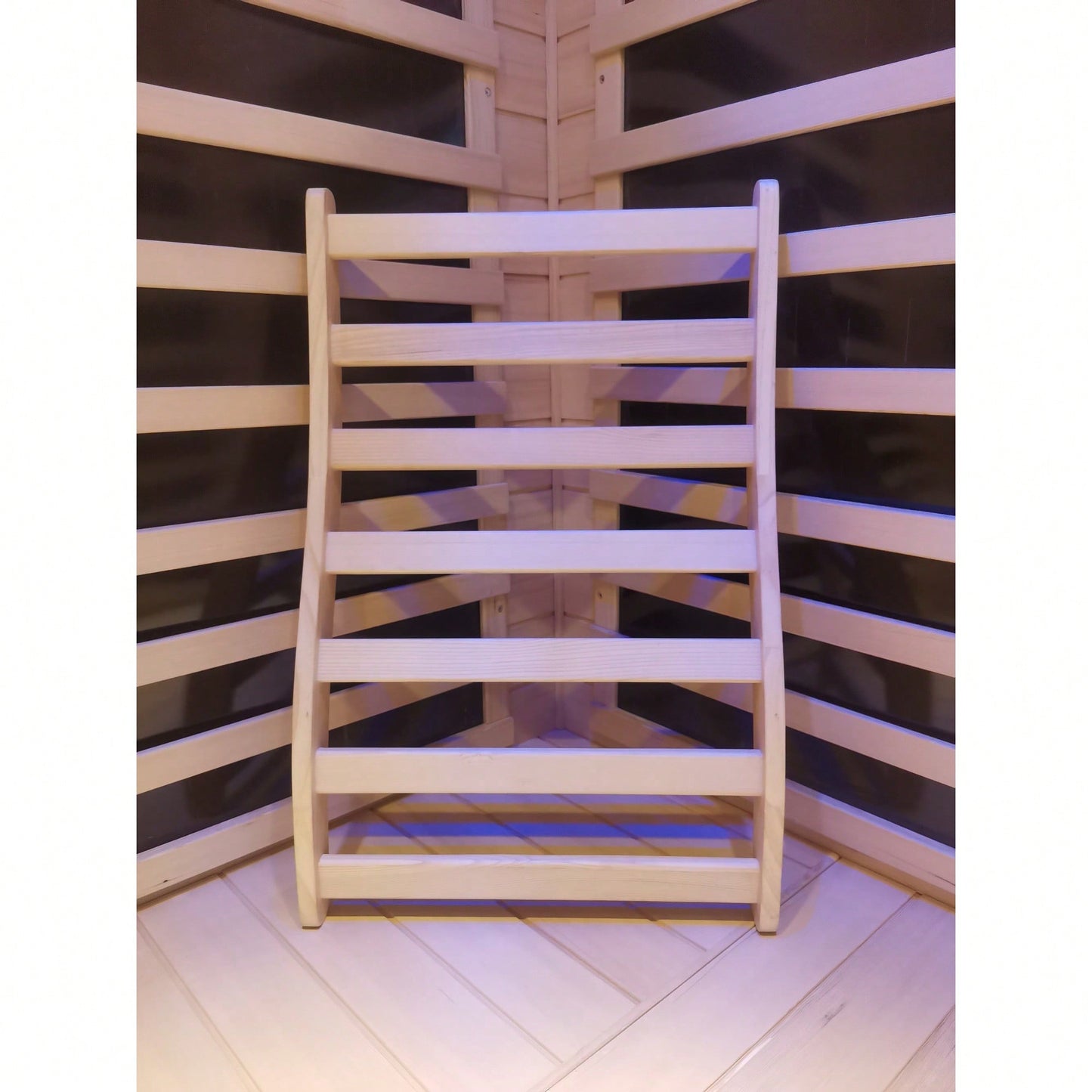 Ergonomic Round Wooden Sauna Backrest For Ultimate Comfort And Relaxation