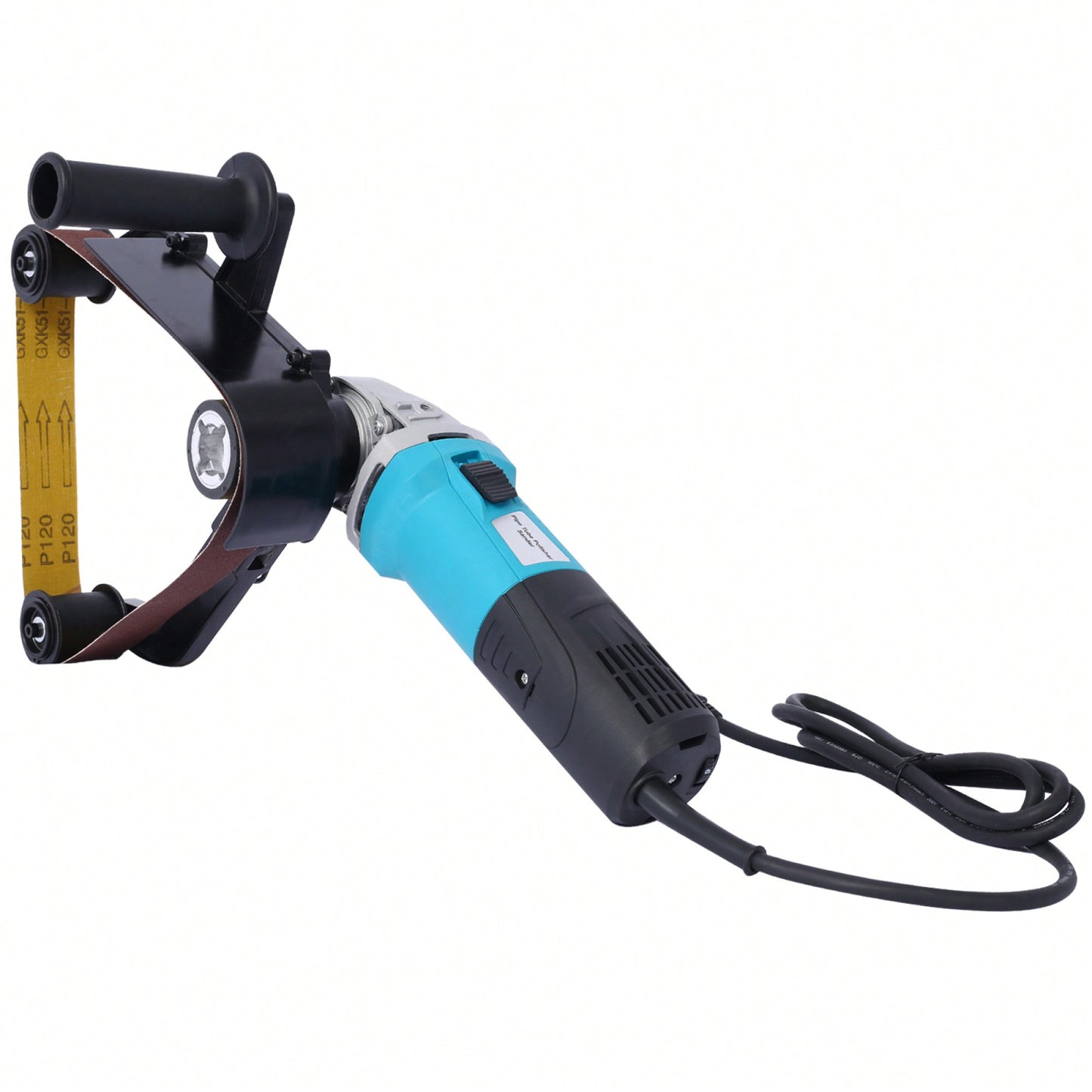 Stainless Steel Tube Belt Sander And Polisher - 110V 1300W Pipe Sander With Alumina Oxide Grinding And Polishing Tools