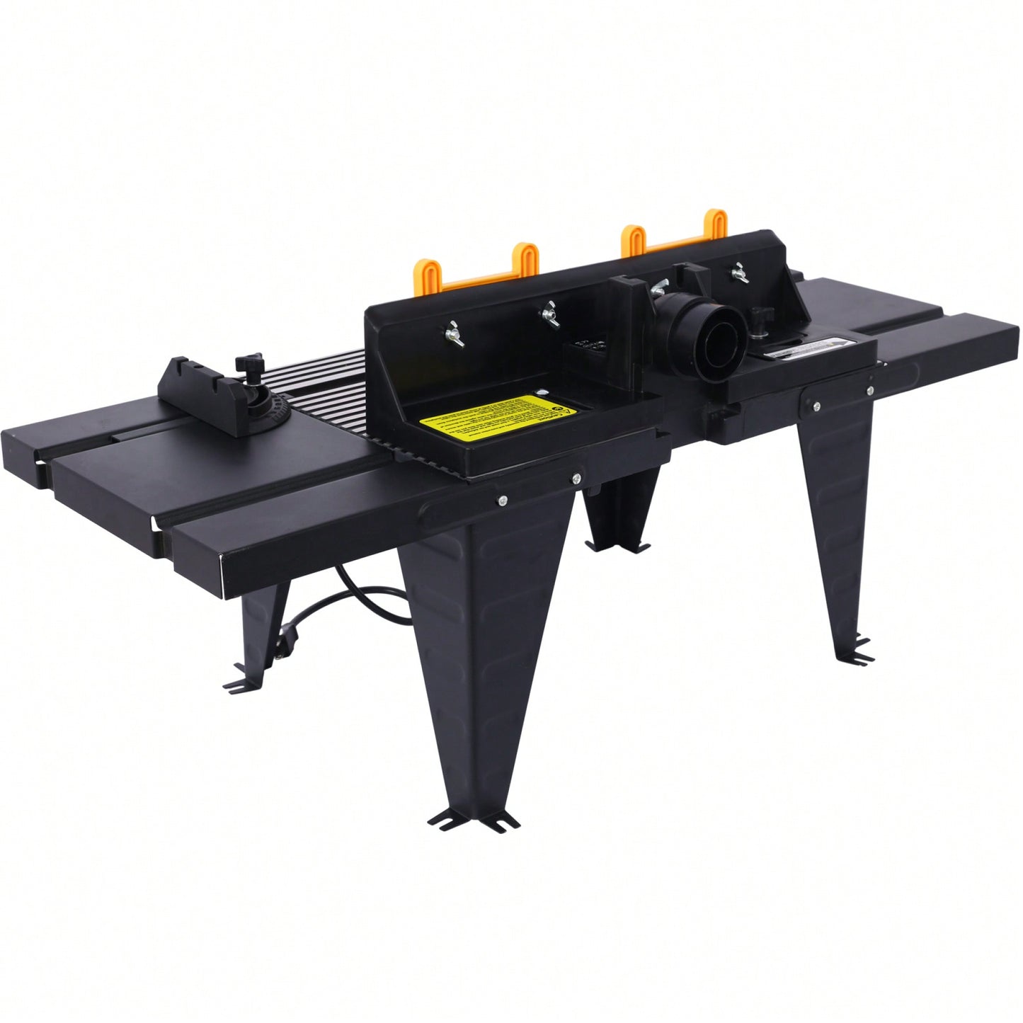 Precision Electric Router Table For Woodworking Projects - Versatile Benchtop Tool In Sleek Black Finish
