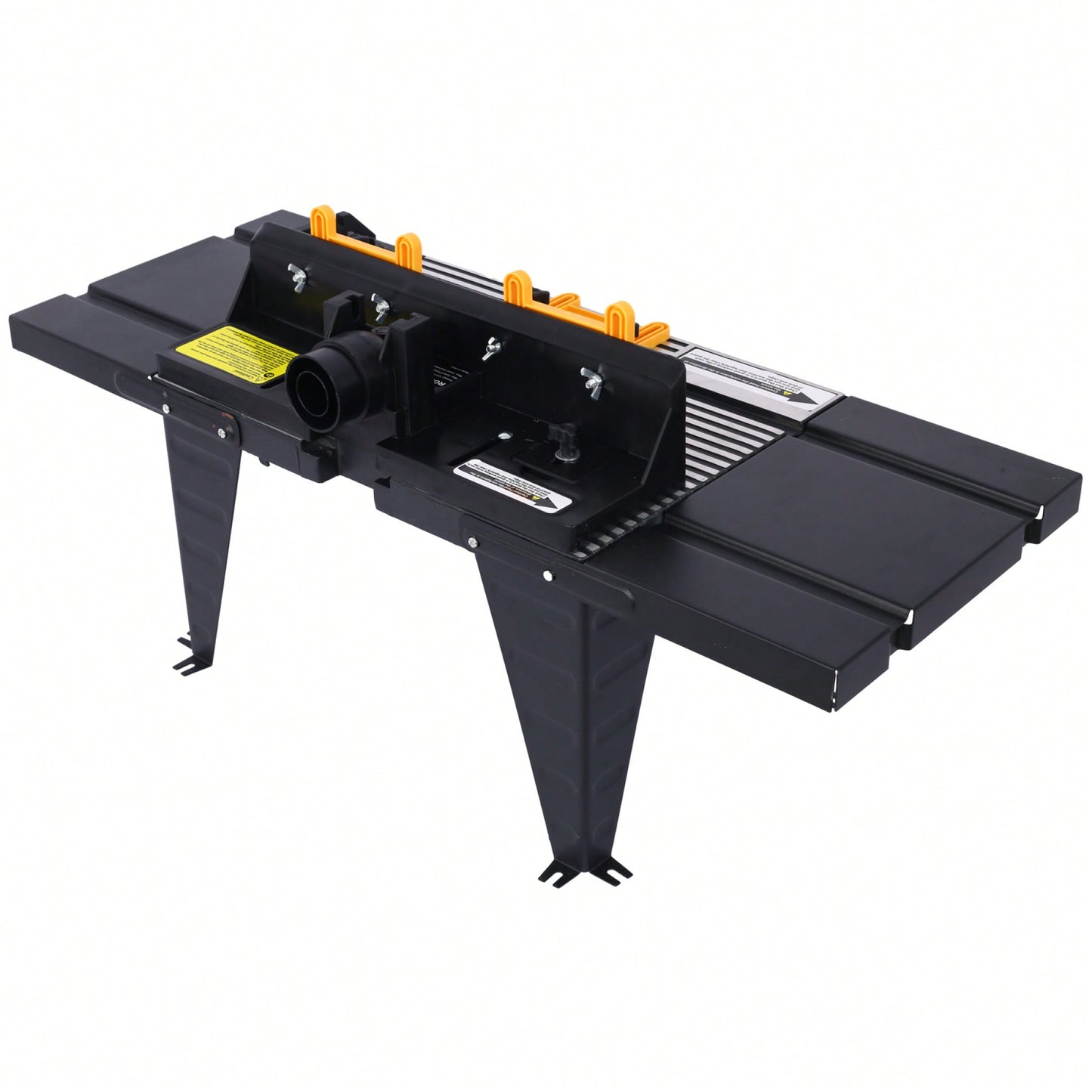 Precision Electric Router Table For Woodworking Projects - Versatile Benchtop Tool In Sleek Black Finish
