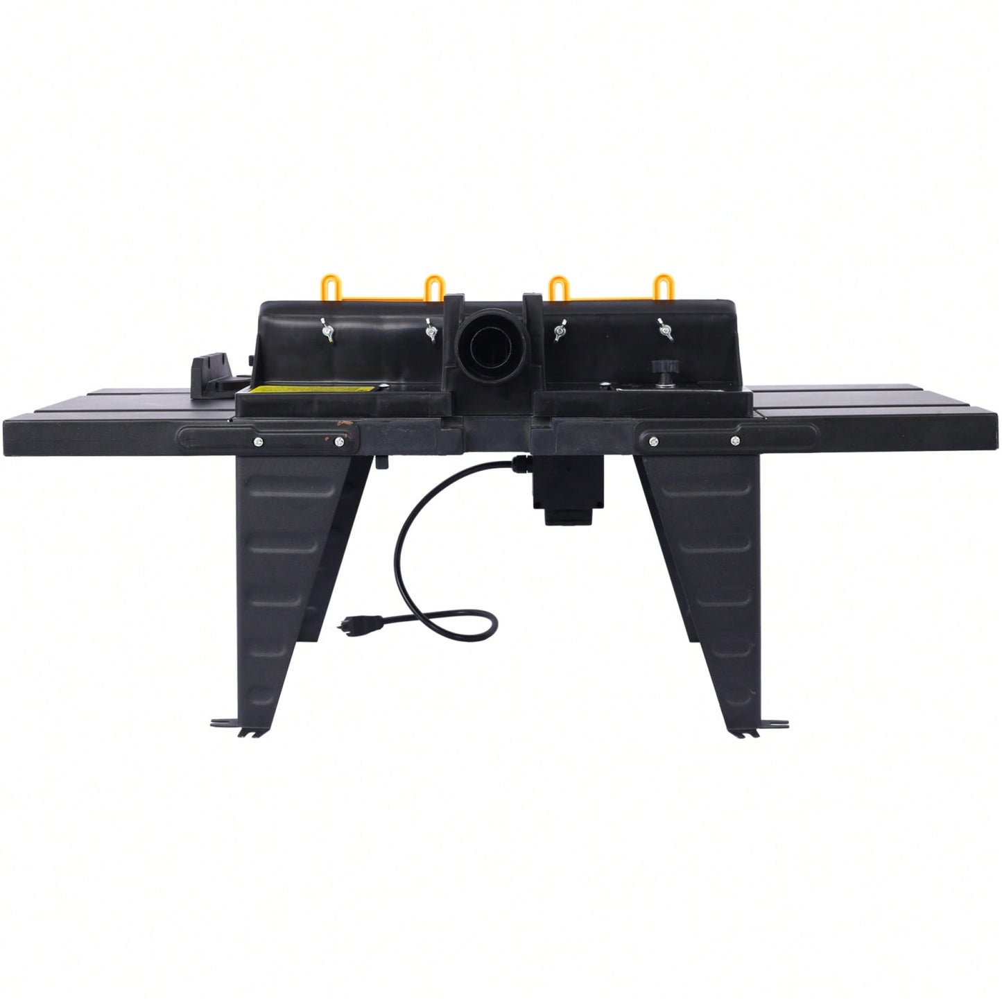 Precision Electric Router Table For Woodworking Projects - Versatile Benchtop Tool In Sleek Black Finish
