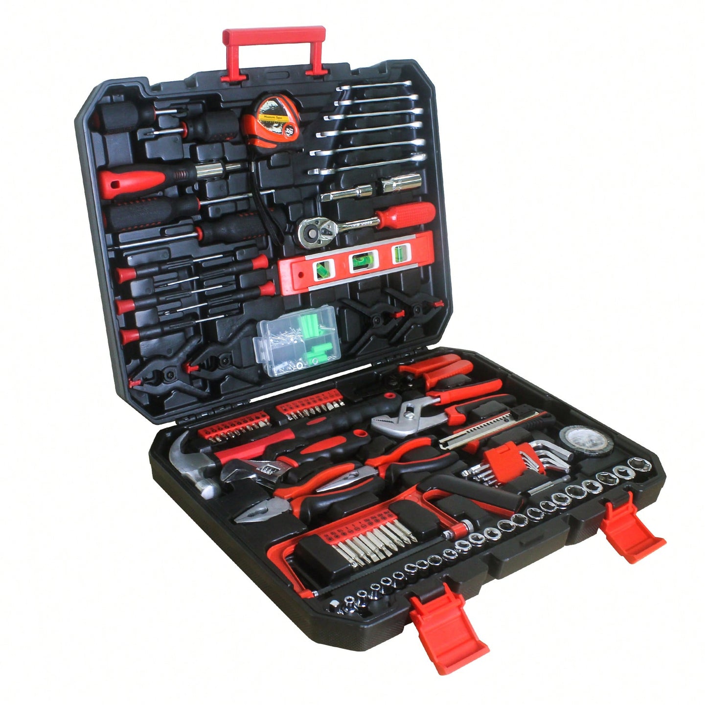 Comprehensive 238-Piece Hand Tool Set With Sturdy Tool Box For Home And Workshop Use