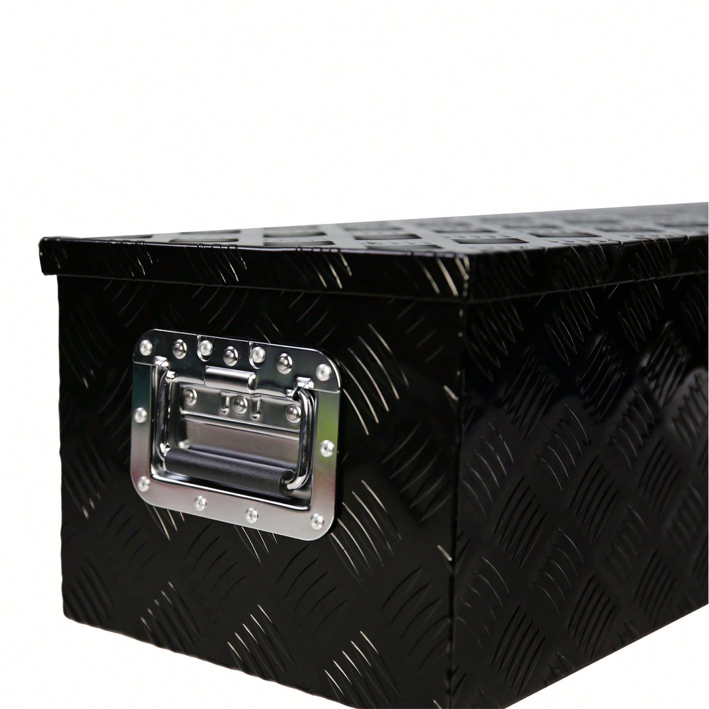 Heavy-Duty 39 Inch Aluminum Truck Tool Box with Gas Strut Locking System for Trailers and Pickups
