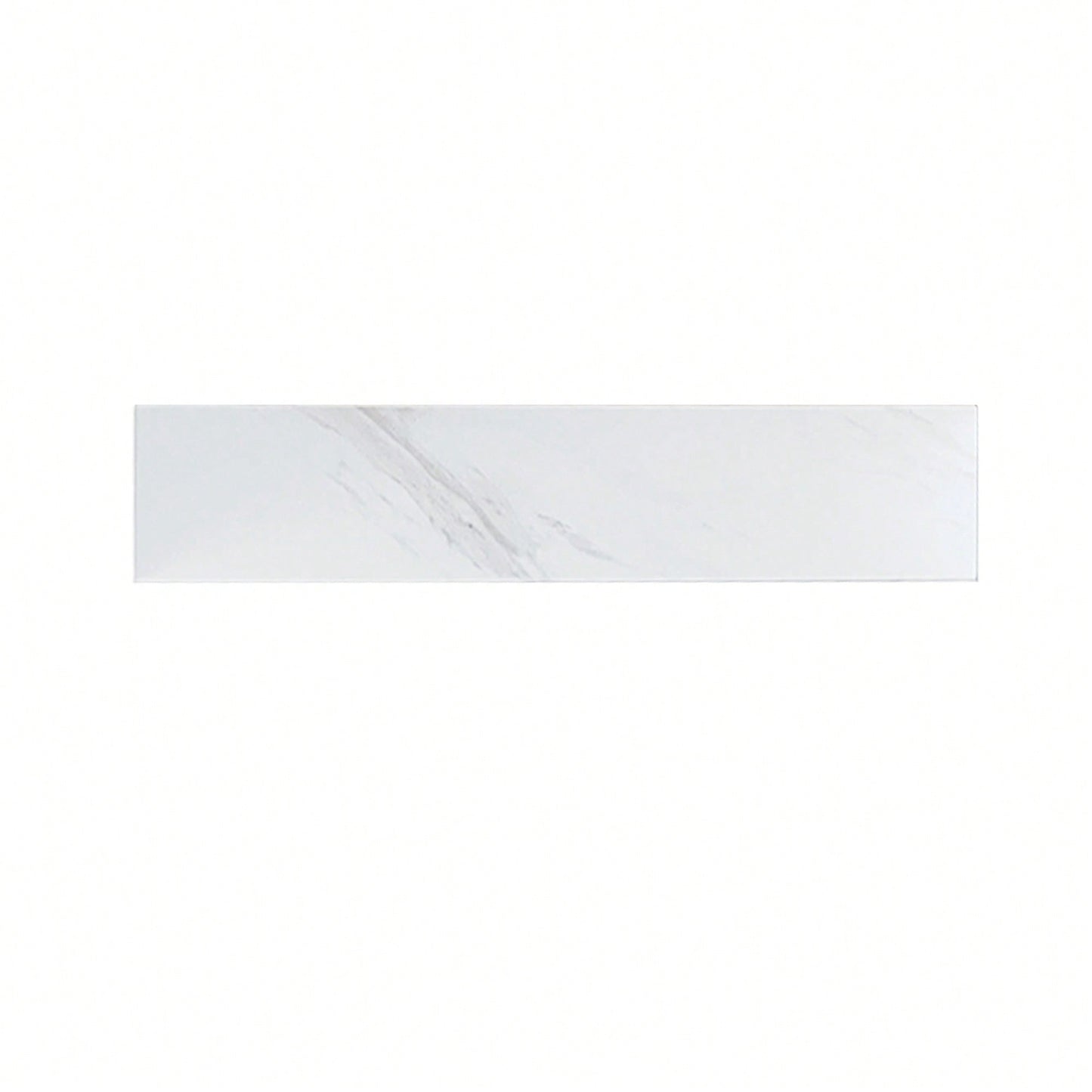 Elegant 22-Inch Vanity Top With 4" Sidesplash And Backsplash In Bianco Carrara Venato For Stunning Bathroom Upgrades