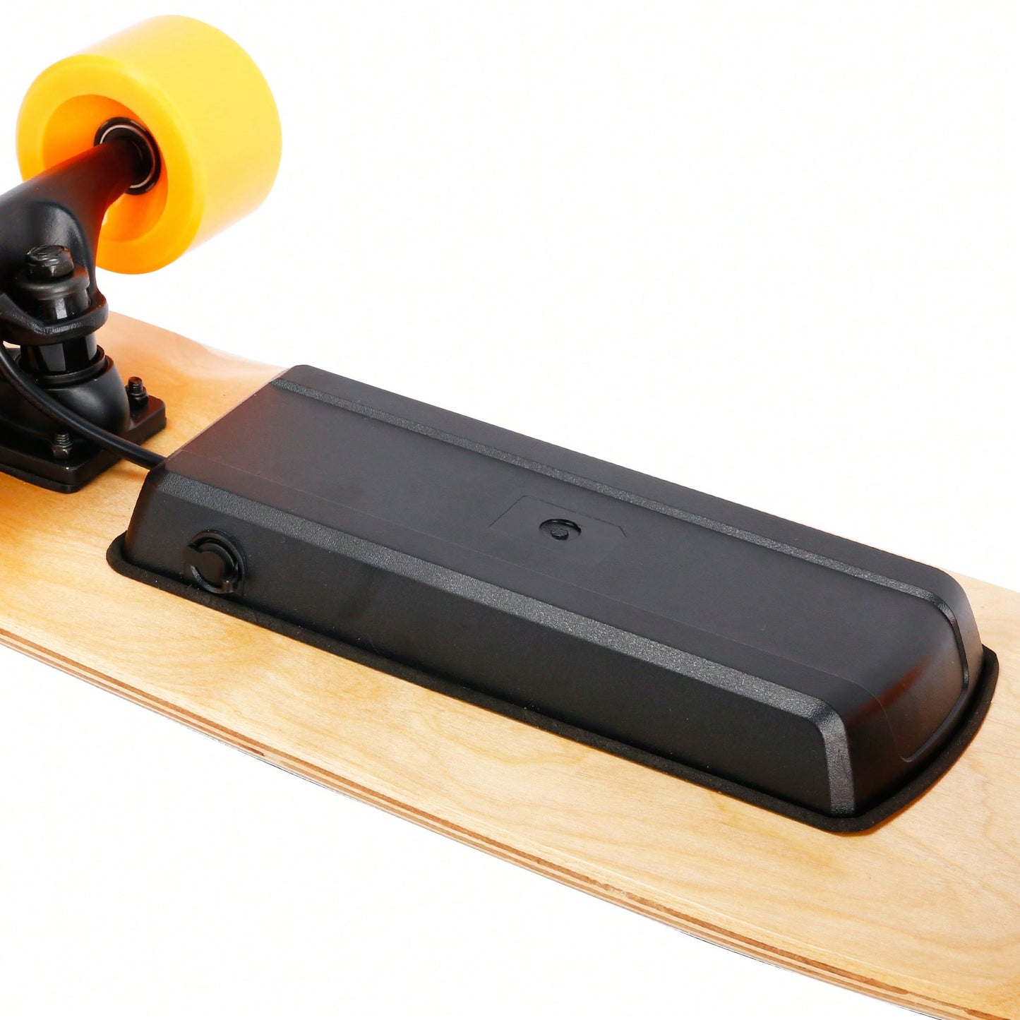 Compact Electric Skateboard With Wireless Remote, 350W Power, Top Speed 10 MPH, 7-Layer Maple Deck, Supports Up To 100kg For All Ages