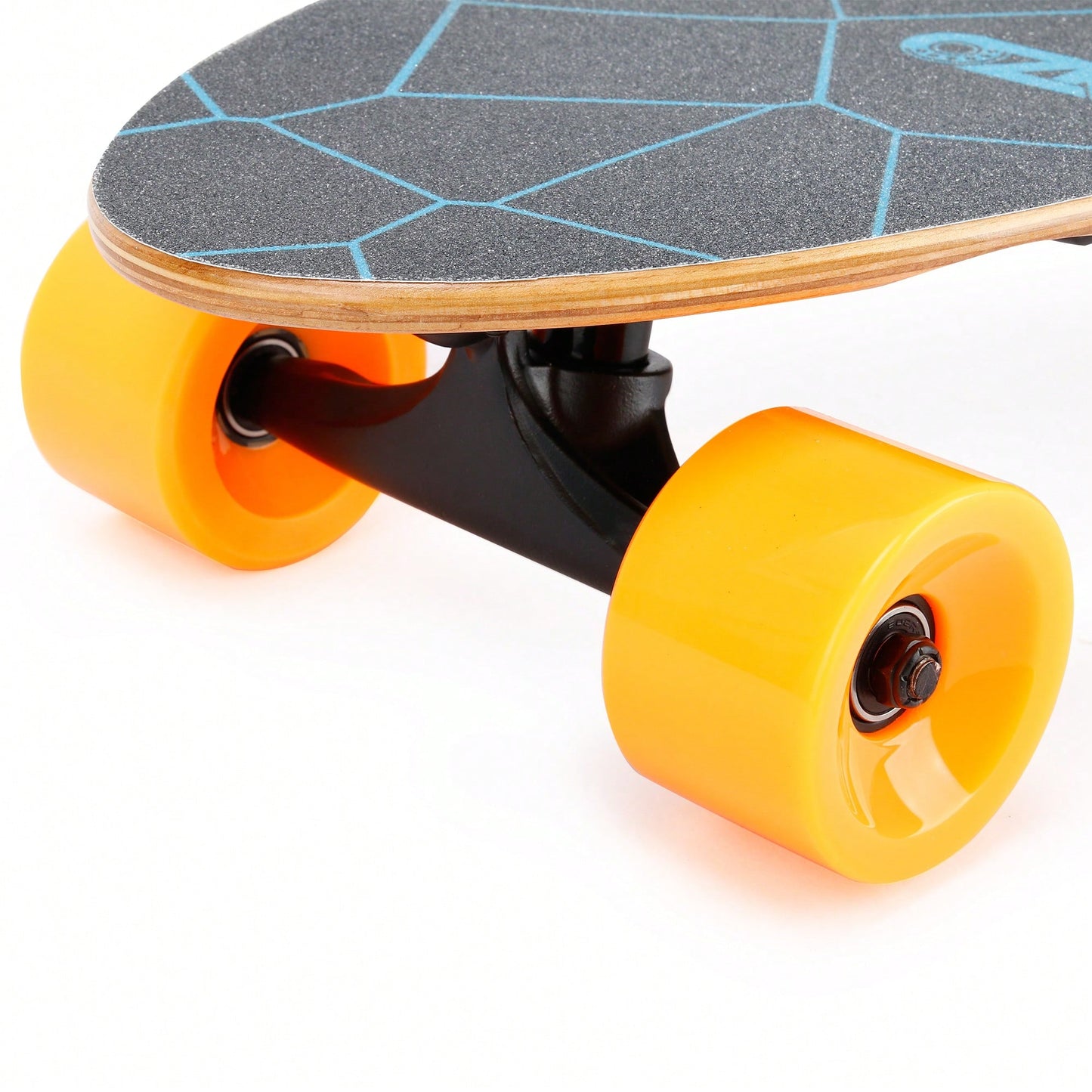 Compact Electric Skateboard With Wireless Remote, 350W Power, Top Speed 10 MPH, 7-Layer Maple Deck, Supports Up To 100kg For All Ages