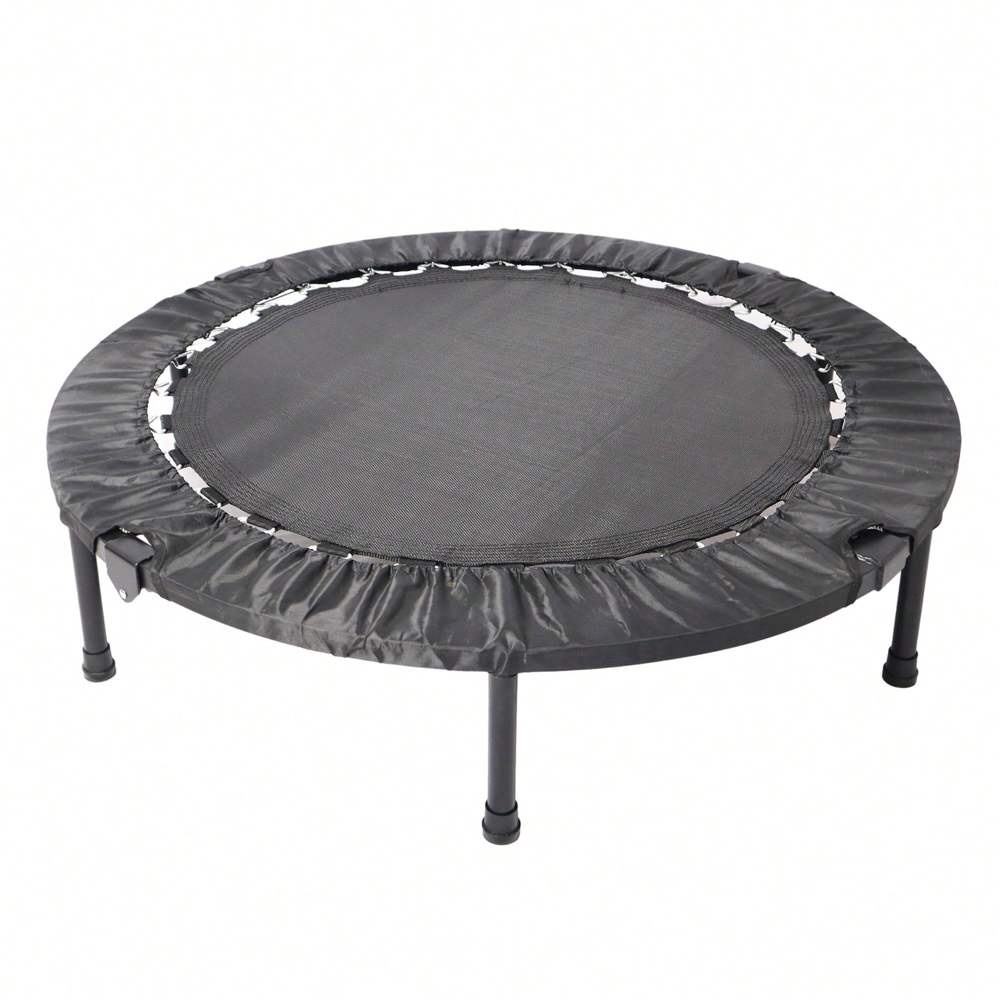 40-Inch Compact Exercise Trampoline For Adults And Kids - Improve Balance, Coordination, And Fitness Fun