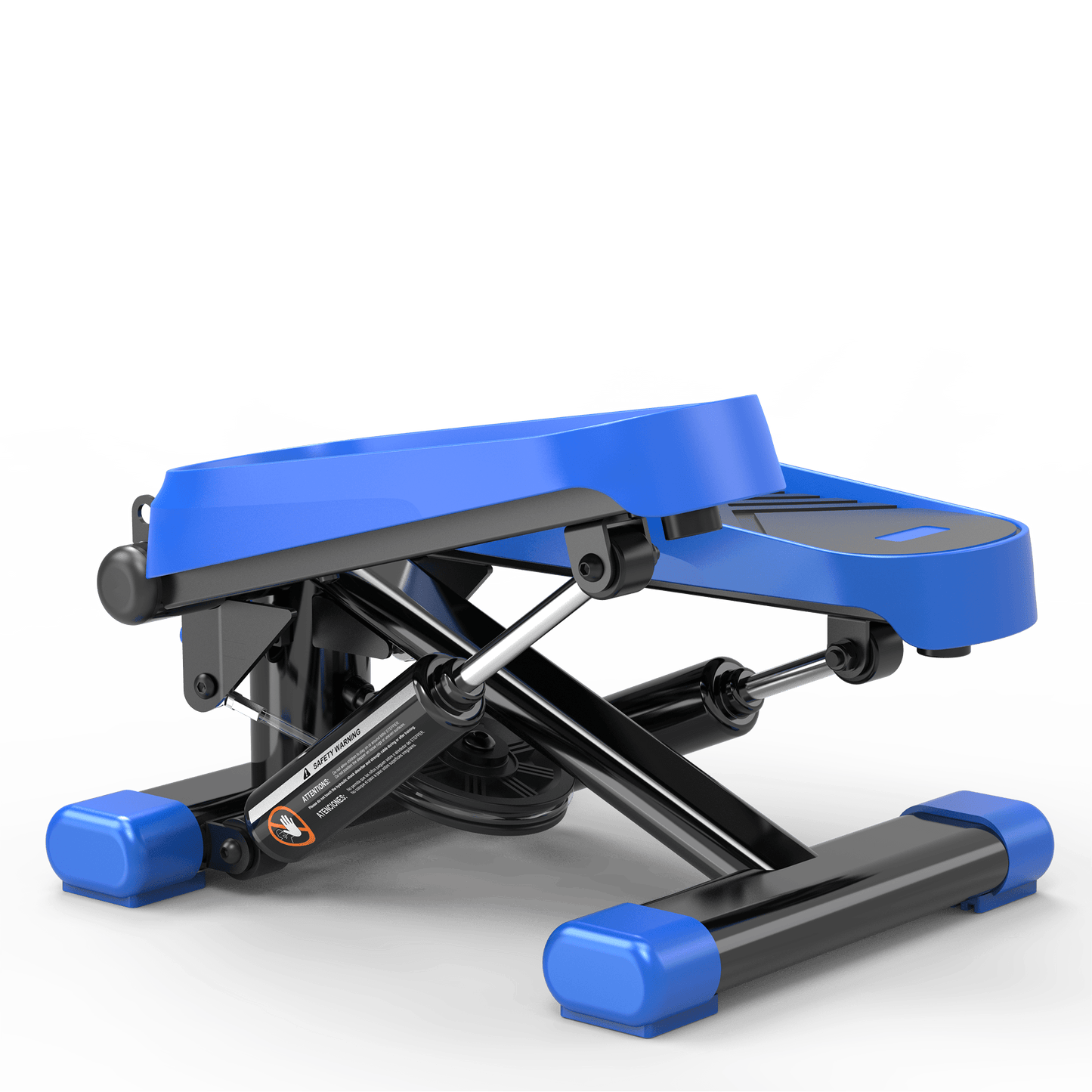 High-Capacity Mini Stepper For Home Office Workouts With Resistance Bands And LCD Monitor - Supports 330LBS