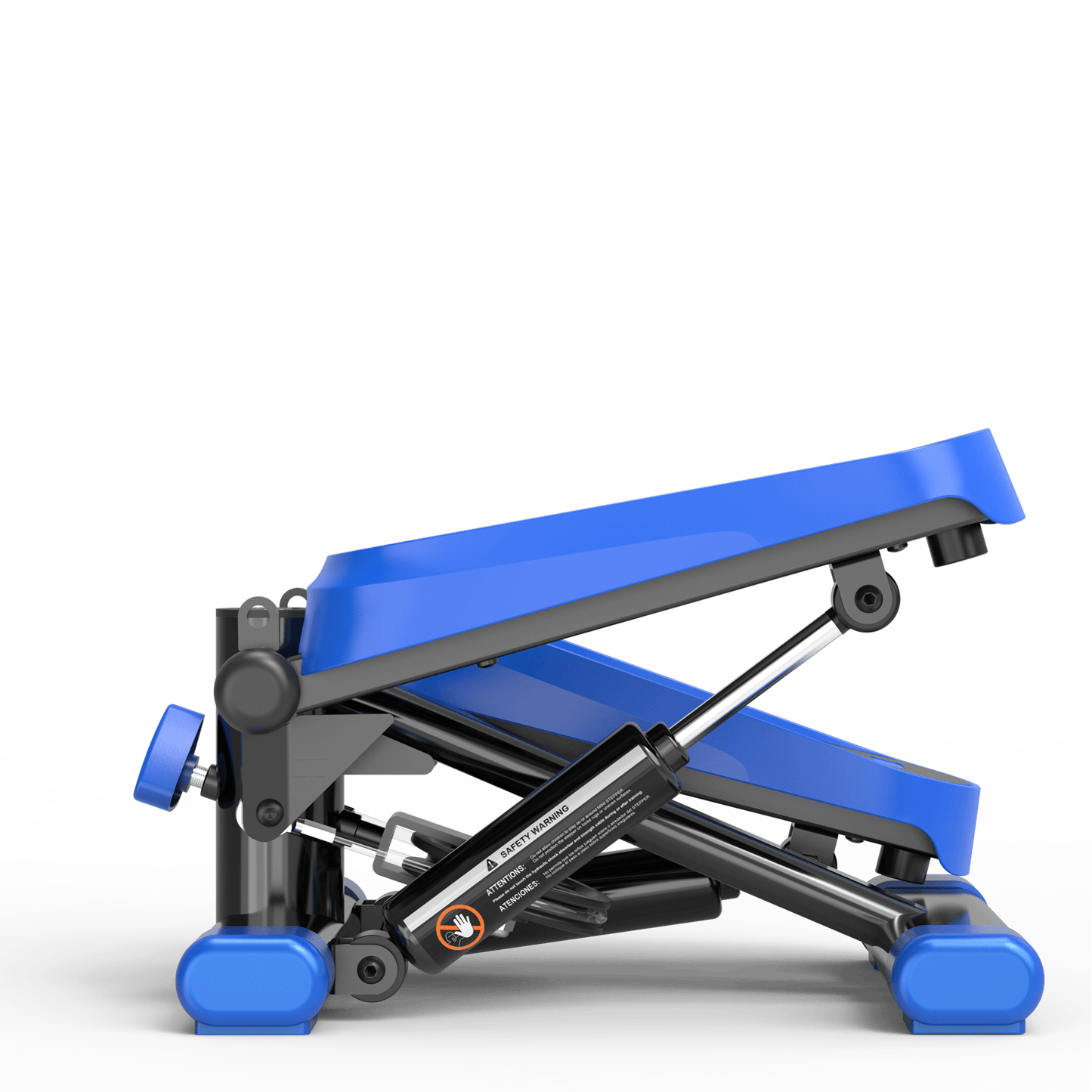 High-Capacity Mini Stepper For Home Office Workouts With Resistance Bands And LCD Monitor - Supports 330LBS