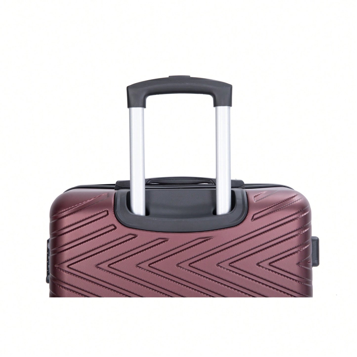 4-Piece Lightweight Hard Shell Luggage Set With Spinner Wheels, TSA Lock, 16/20/24/28 Inch - Sleek Black Travel Case