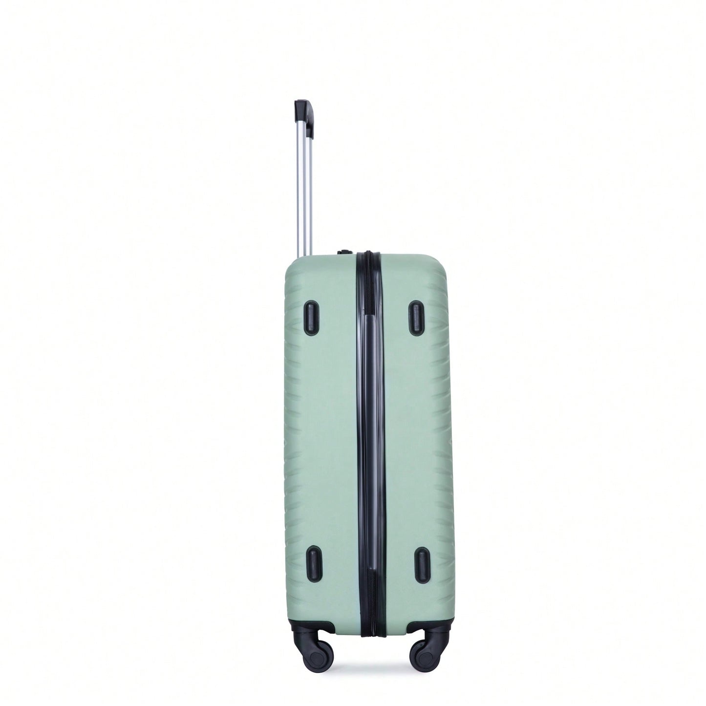 4-Piece Lightweight Hard Shell Luggage Set With Spinner Wheels, TSA Lock, 16/20/24/28 Inch - Sleek Black Travel Case
