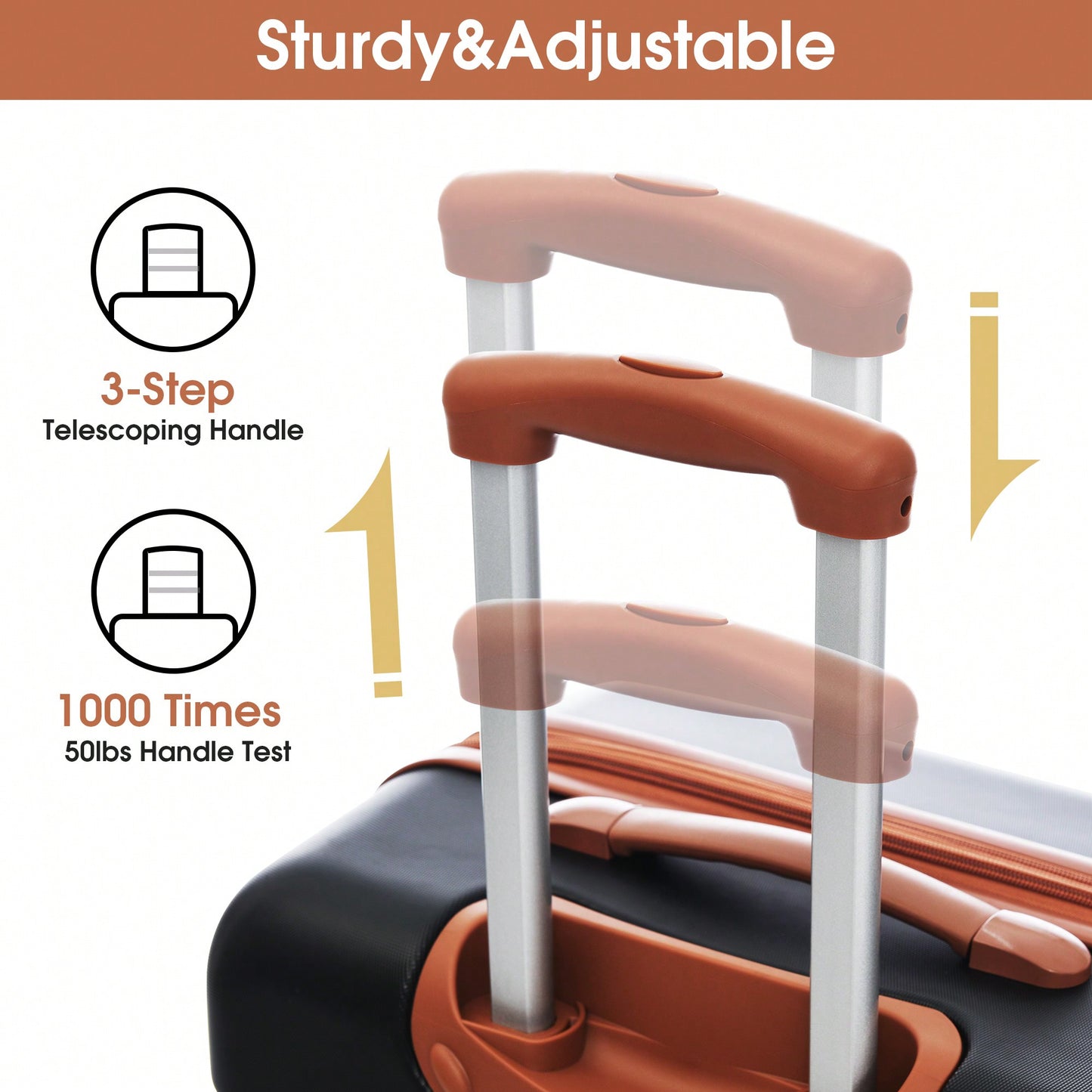 Lightweight 2-Piece Hardshell Luggage Set With Spinner Wheels And TSA Lock - 20" And 28" Suitcases For Effortless Travel