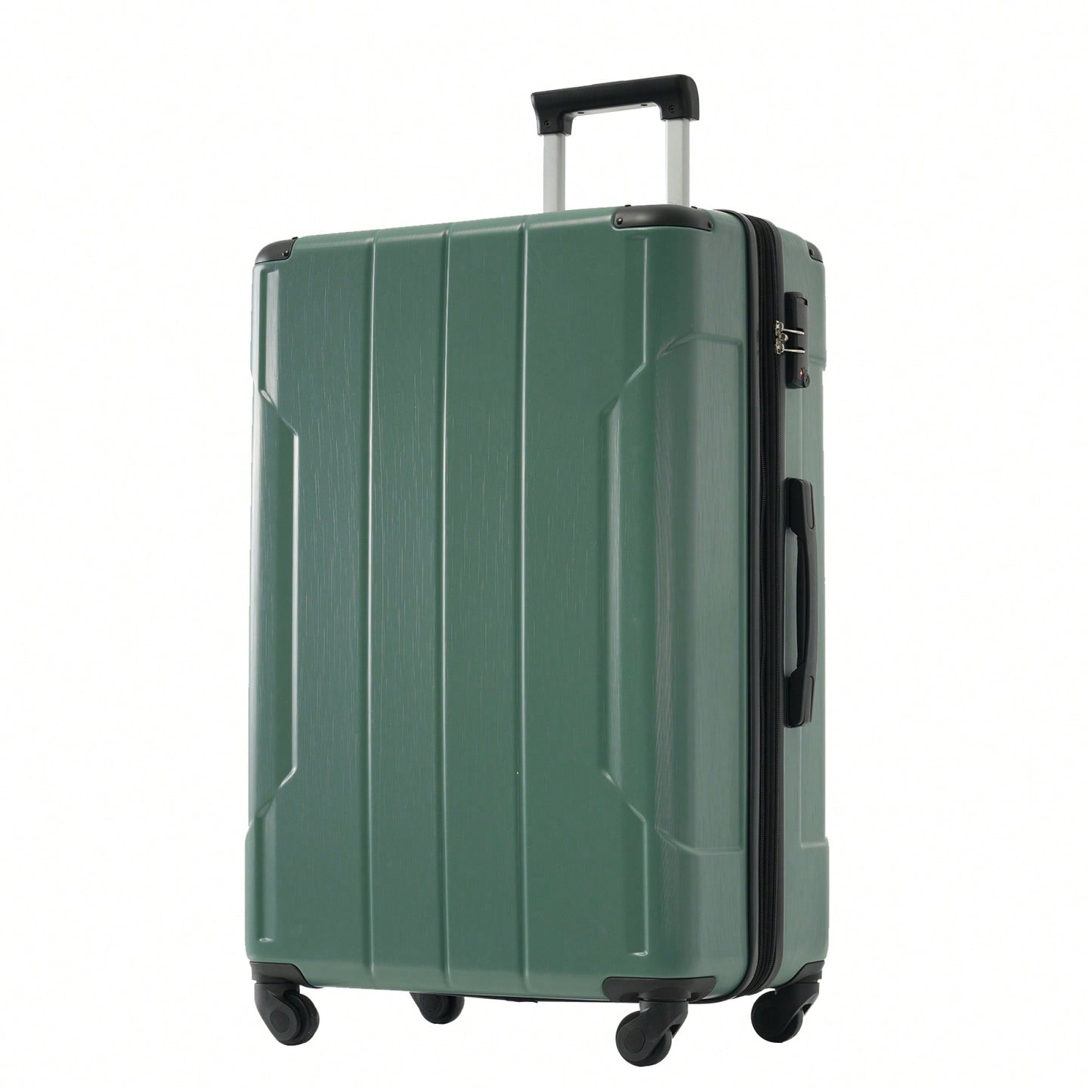 Expandable 6-Piece Hardshell Luggage Set With Wheels And TSA Lock - Lightweight Travel Suitcases In Blue For Men And Women