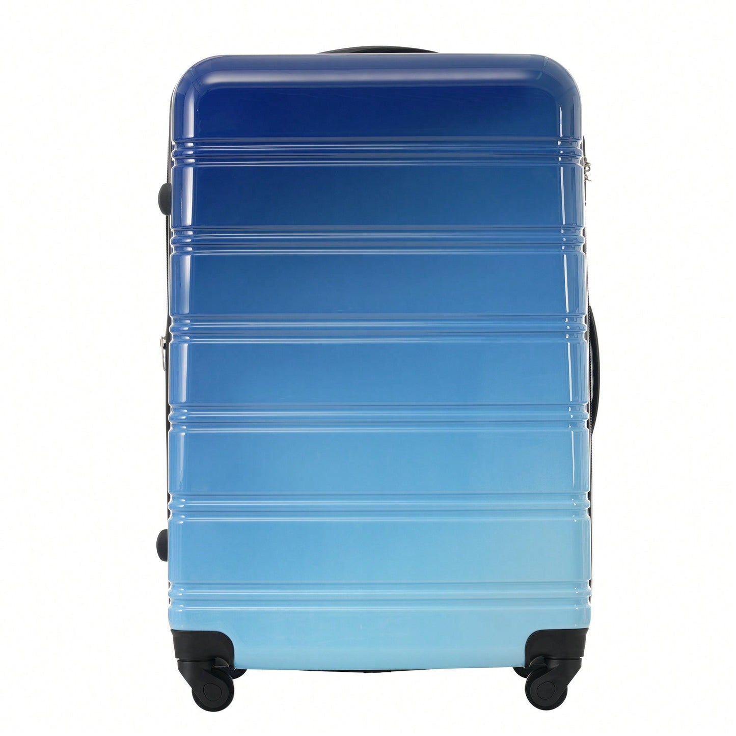 Gradient Color Lightweight Hardshell Luggage Set 3 Piece Spinner Suitcase with TSA Lock 20 24 28 Pink Yellow
