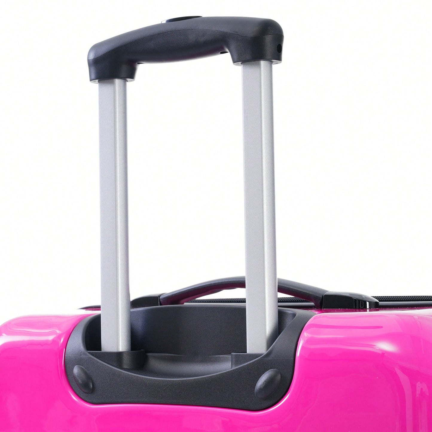 Gradient Color Lightweight Hardshell Luggage Set 3 Piece Spinner Suitcase with TSA Lock 20 24 28 Pink Yellow