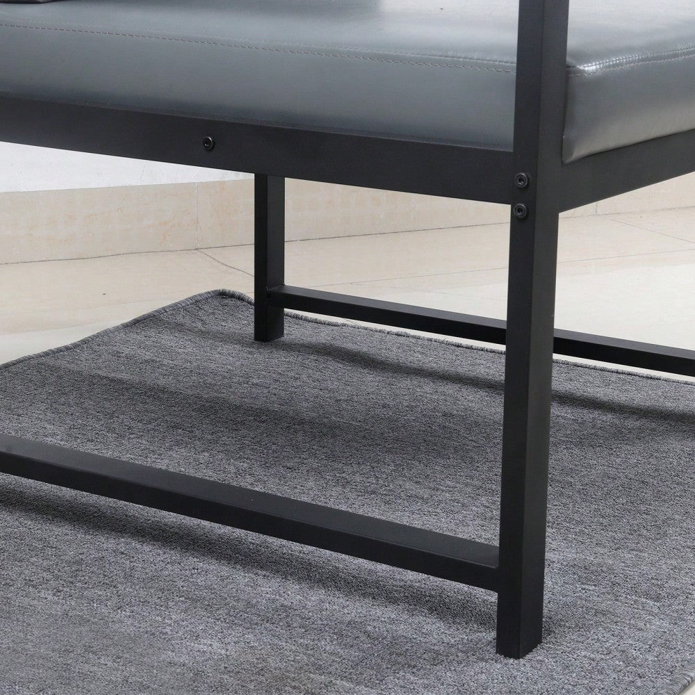 Luxurious Light Tan Accent Arm Chair for Living Room Office Lounge with Thick Cushions and Sturdy Metal Frame