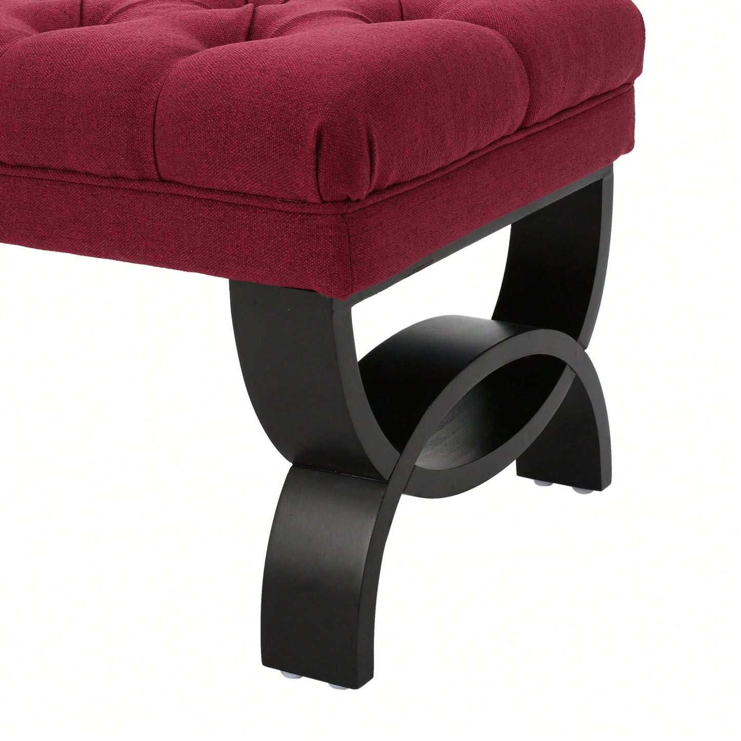 Luxurious Velvet Storage Ottoman For Living Room & Bedroom Decor