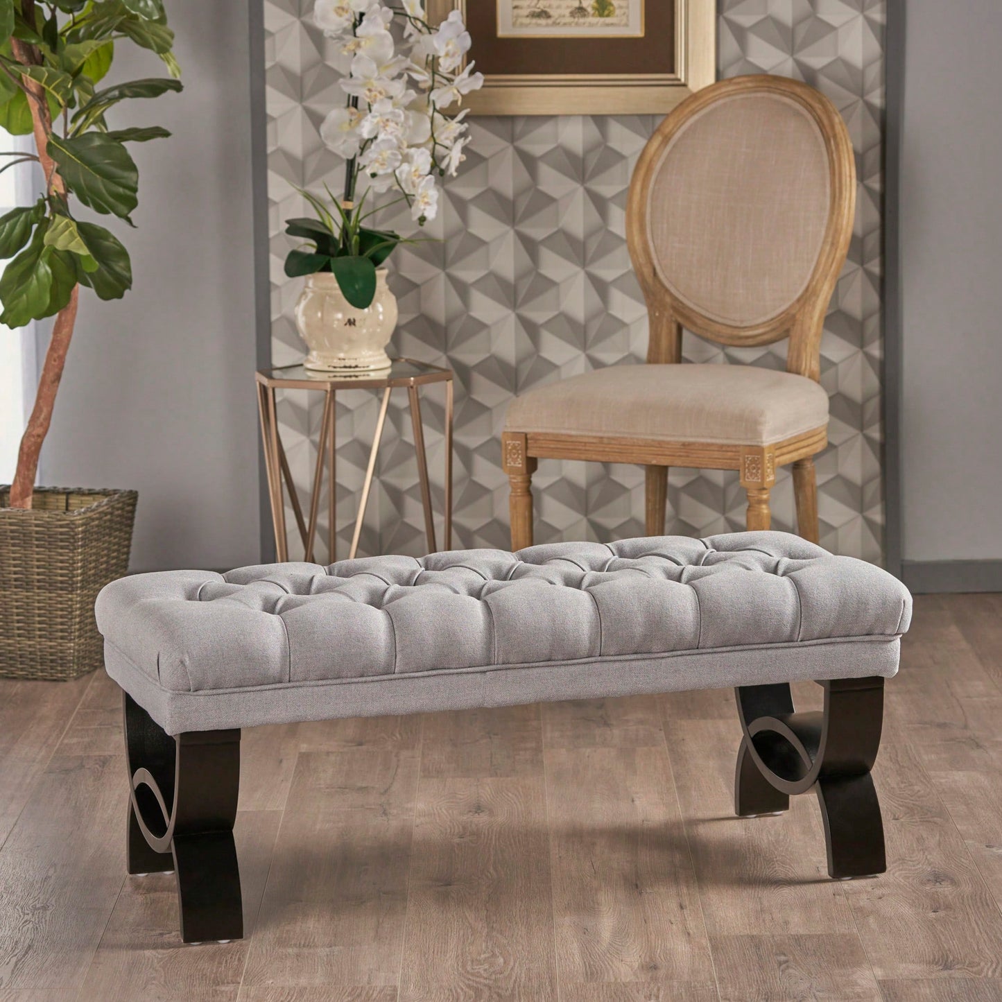 Luxurious Velvet Storage Ottoman For Living Room & Bedroom Decor