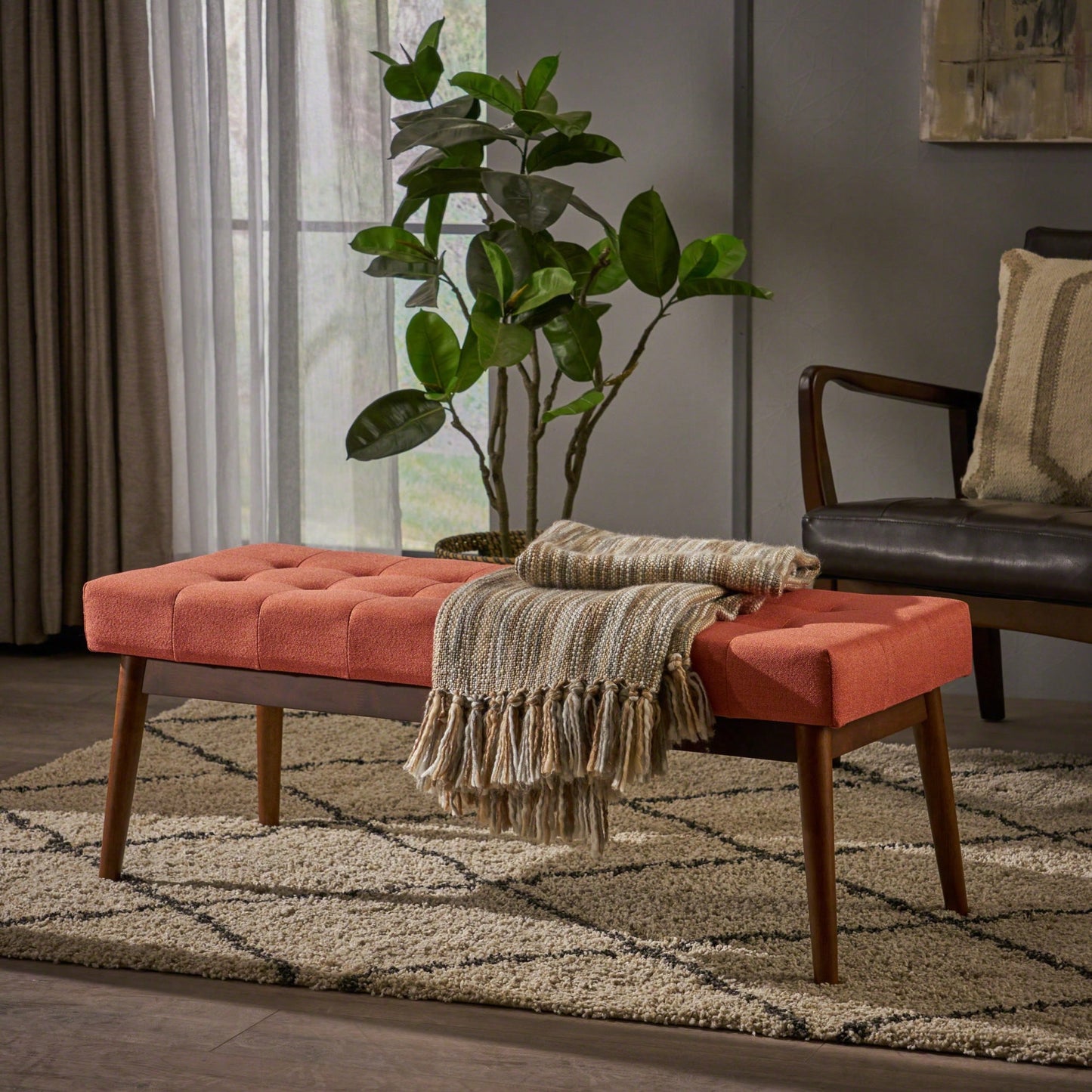 Luxurious Velvet Ottoman For Stylish Home Decor And Extra Seating Solutions