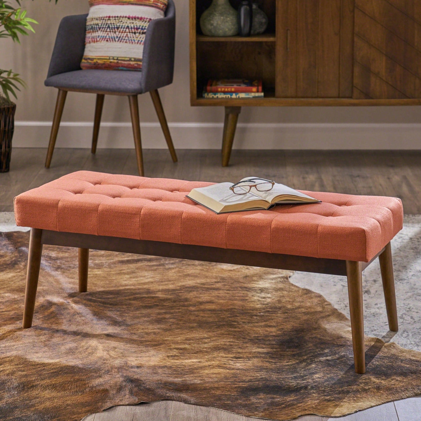 Luxurious Velvet Ottoman For Stylish Home Decor And Extra Seating Solutions