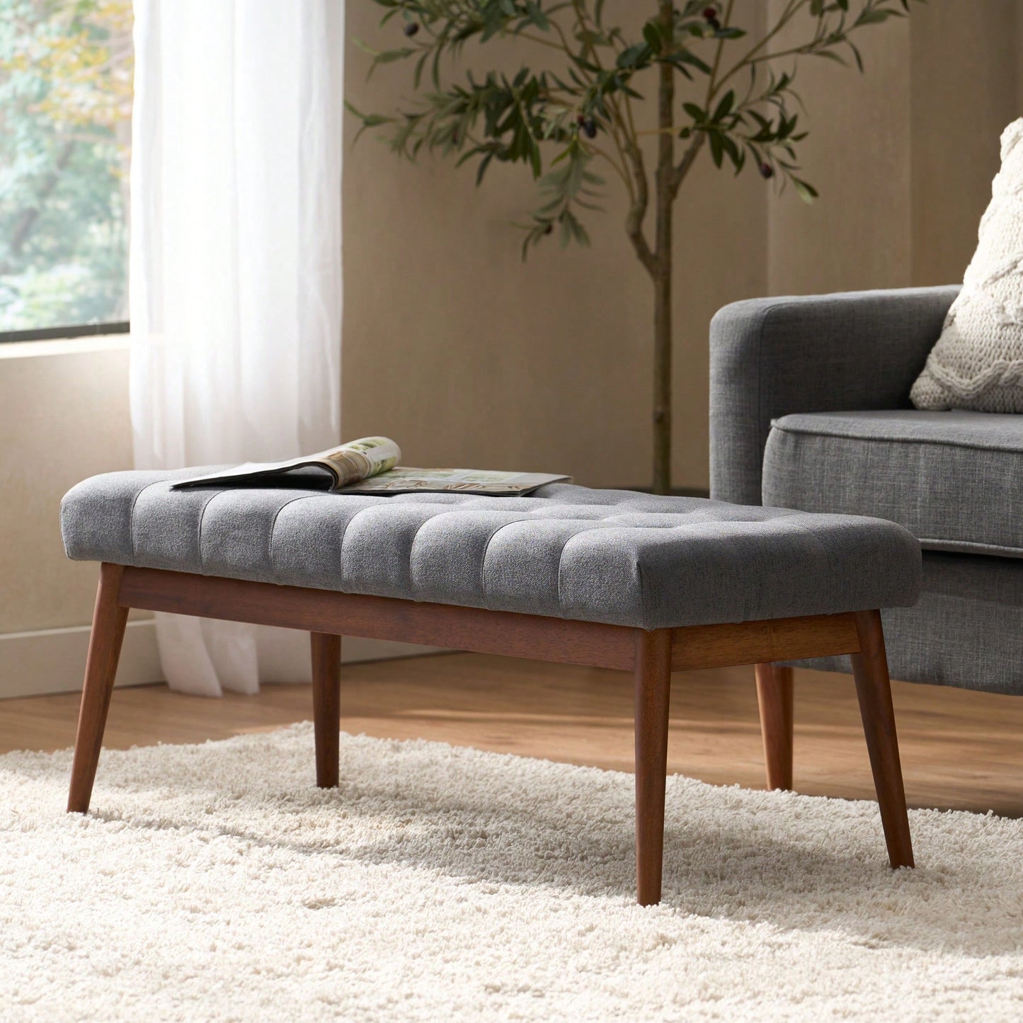 Luxurious Velvet Ottoman For Stylish Home Decor And Extra Seating Solutions