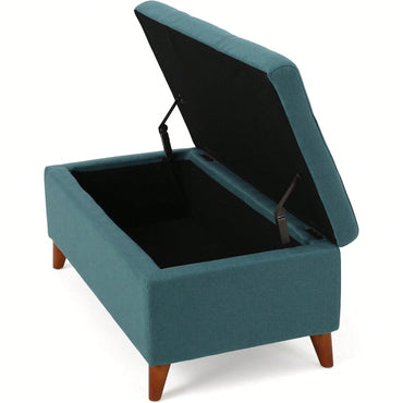 Multi-Functional Storage Ottoman With Stylish Design And Hidden Compartment For Living Room Organization