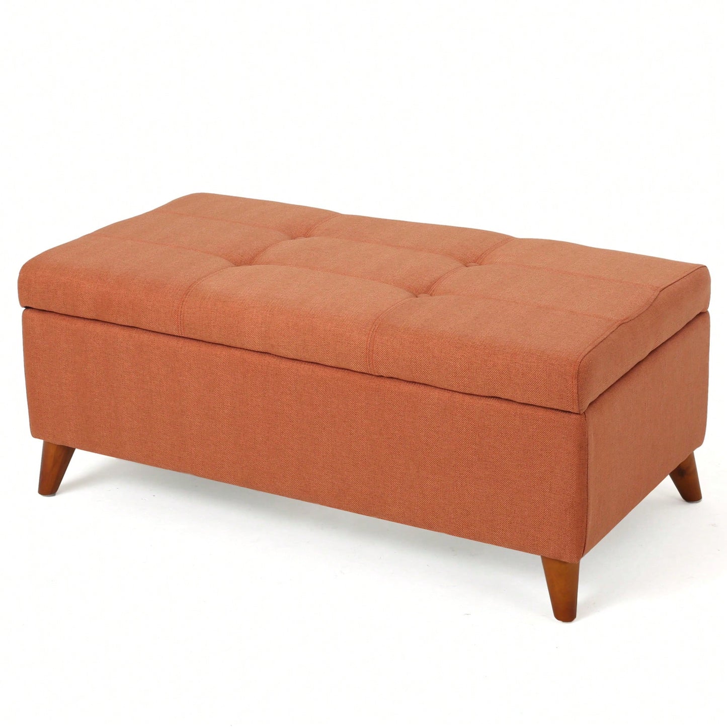 Multi-Functional Storage Ottoman With Stylish Design And Hidden Compartment For Living Room Organization
