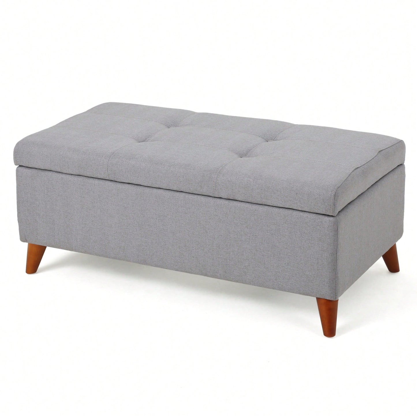 Multi-Functional Storage Ottoman With Stylish Design And Hidden Compartment For Living Room Organization