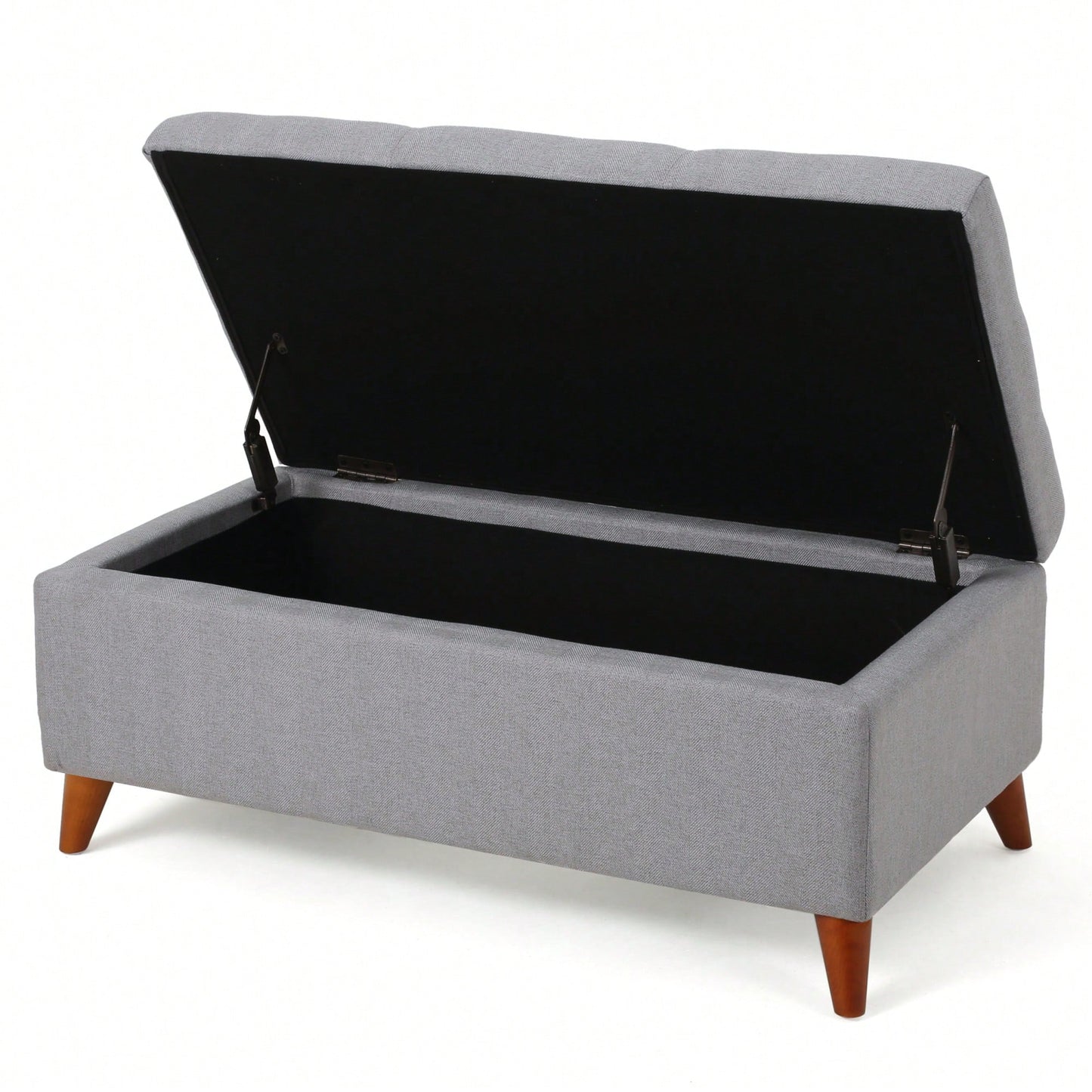 Multi-Functional Storage Ottoman With Stylish Design And Hidden Compartment For Living Room Organization