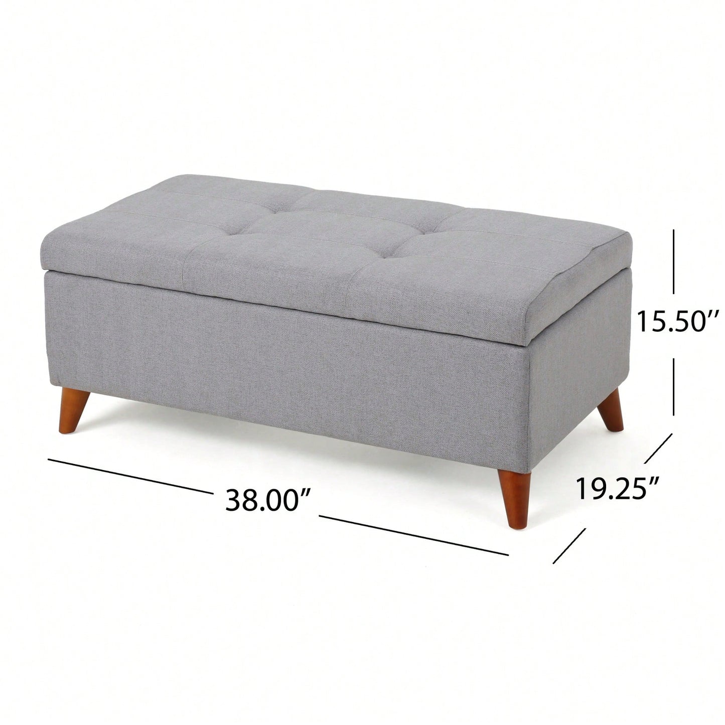 Multi-Functional Storage Ottoman With Stylish Design And Hidden Compartment For Living Room Organization