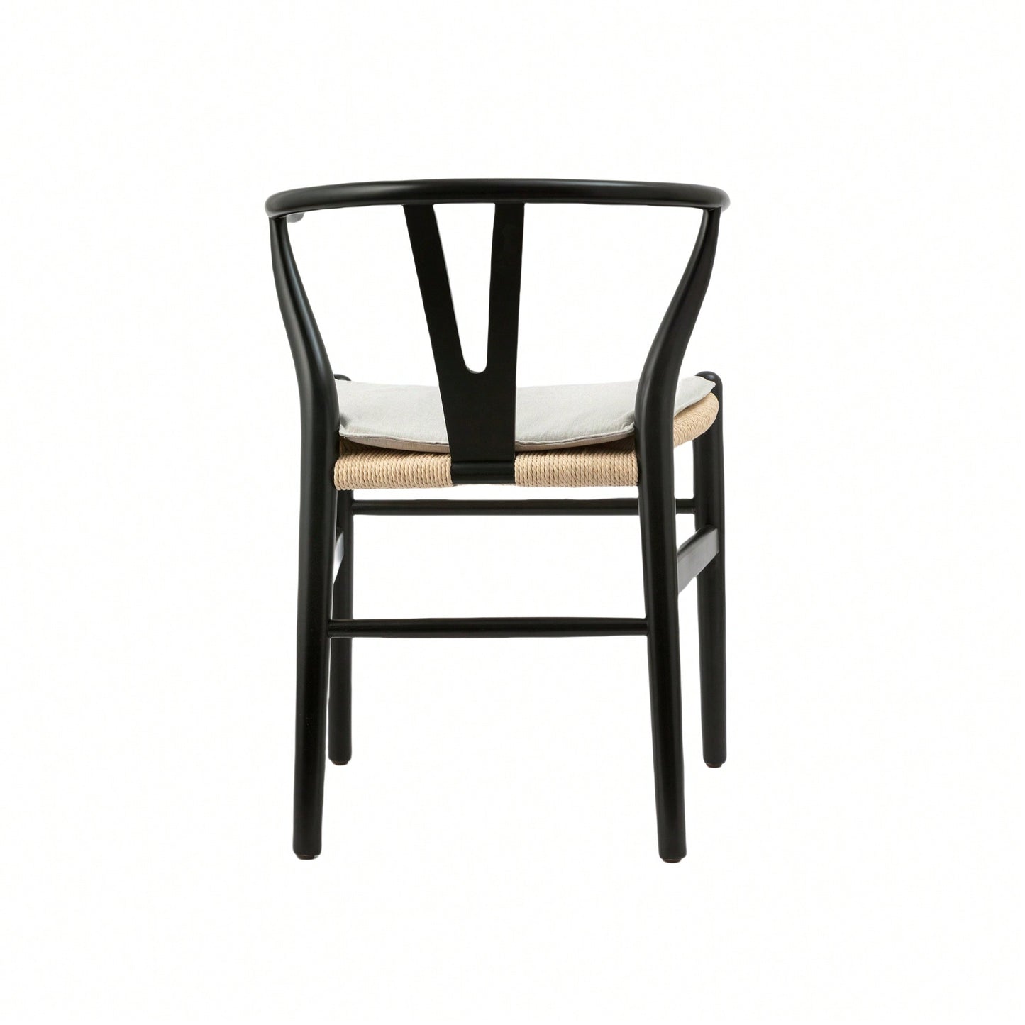 Solid Wood Weave Dining Chairs - Set Of 2 Armchairs For Stylish Dining Room Decor, Fully Assembled