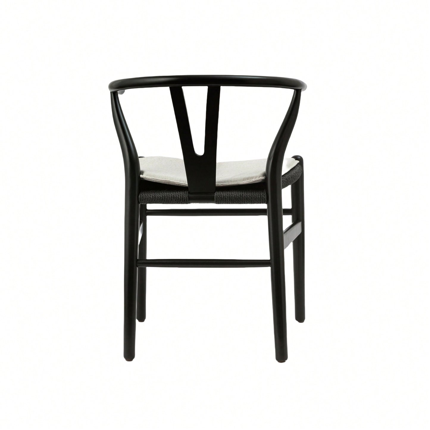 Solid Wood Weave Dining Chairs - Set Of 2 Armchairs For Stylish Dining Room Decor, Fully Assembled