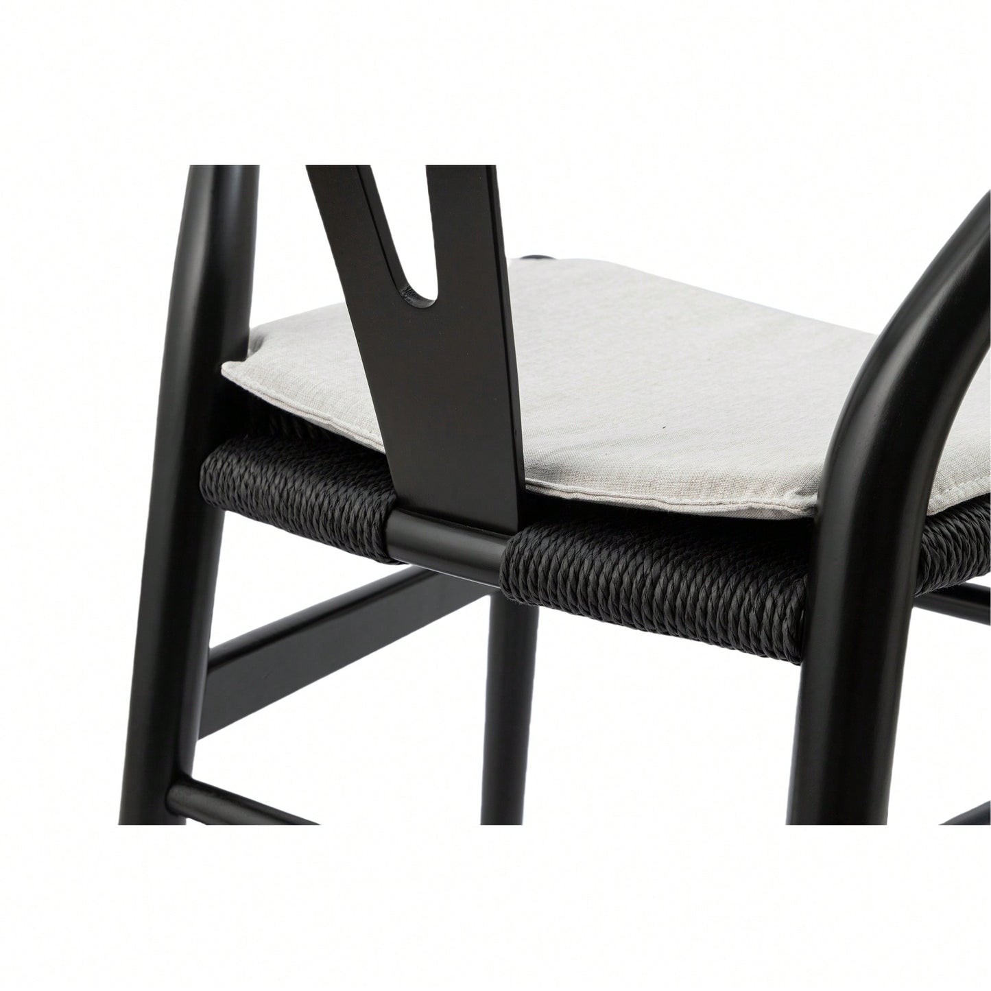 Solid Wood Weave Dining Chairs - Set Of 2 Armchairs For Stylish Dining Room Decor, Fully Assembled