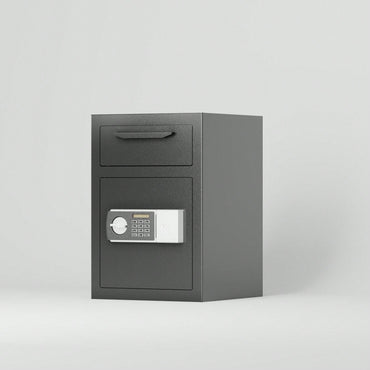 Secure Carbon Steel Digital Depository Safe With Electronic Code Lock And Deposit Slot For Home, Office, Restaurant, And Hotel Use