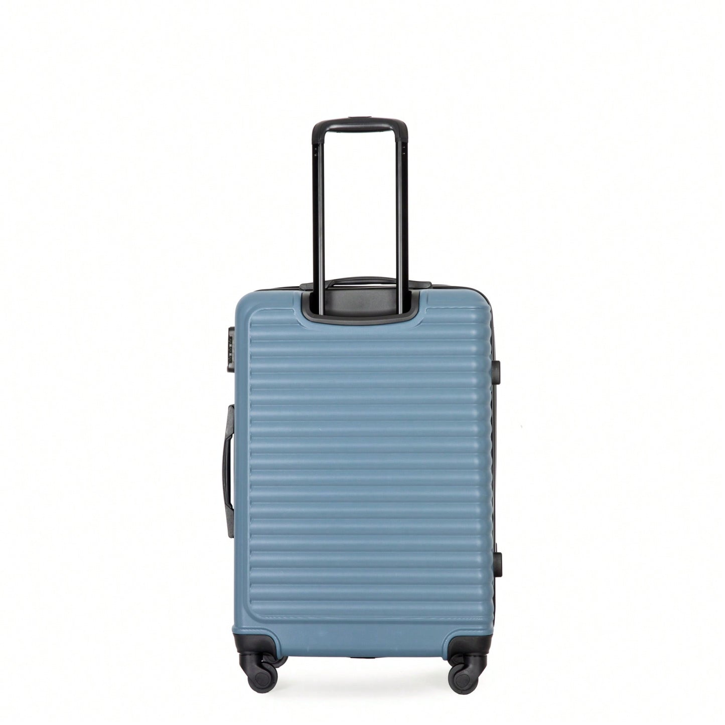 Lightweight 3-Piece ABS Luggage Set - Stylish Black Suitcases With Spinner Wheels, TSA Lock, And Hooks (20 / 24" / 28")"