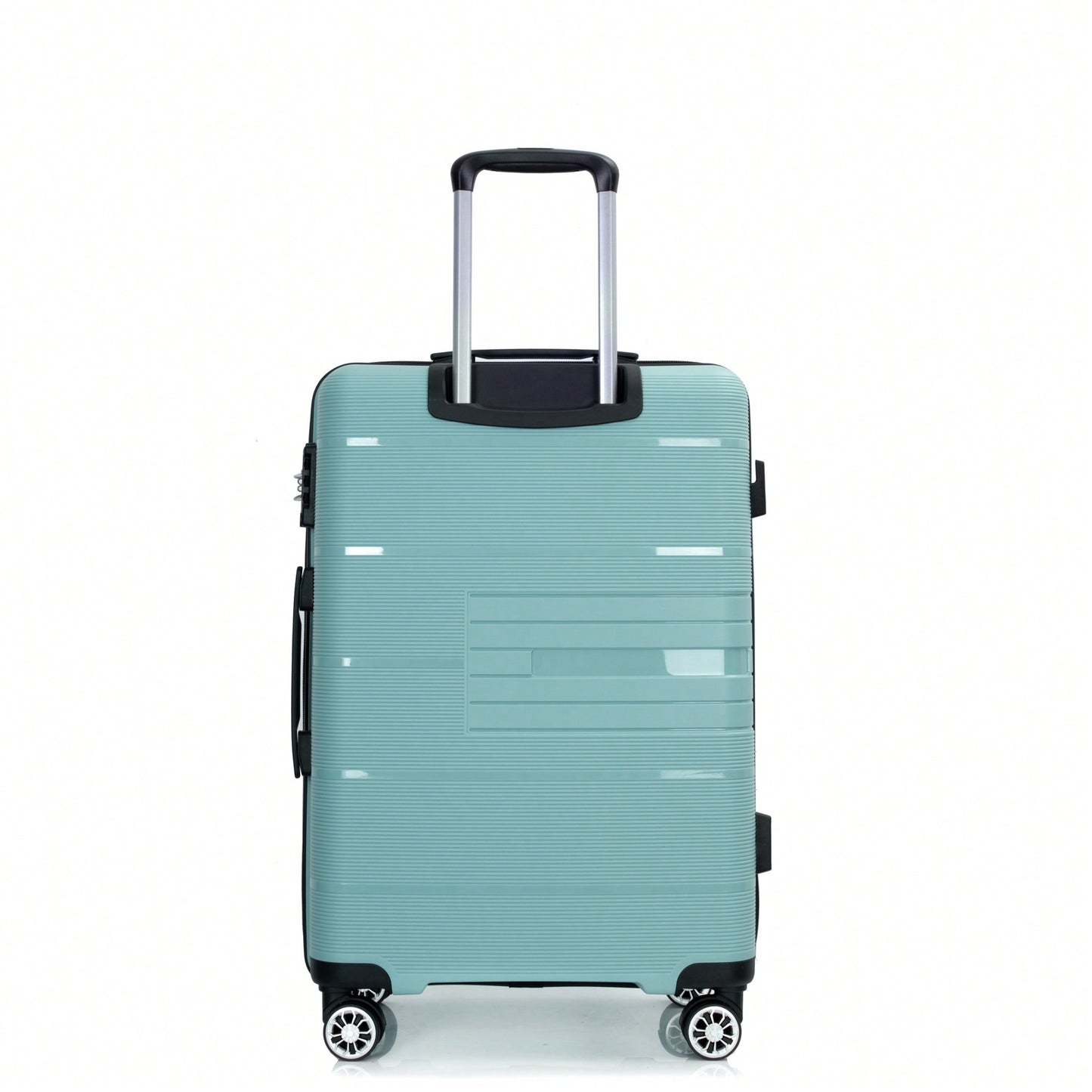 Light Green 3-Piece Hardshell Luggage Set With Double Spinner Wheels, TSA Lock, Lightweight & Durable (20/24"/28")"