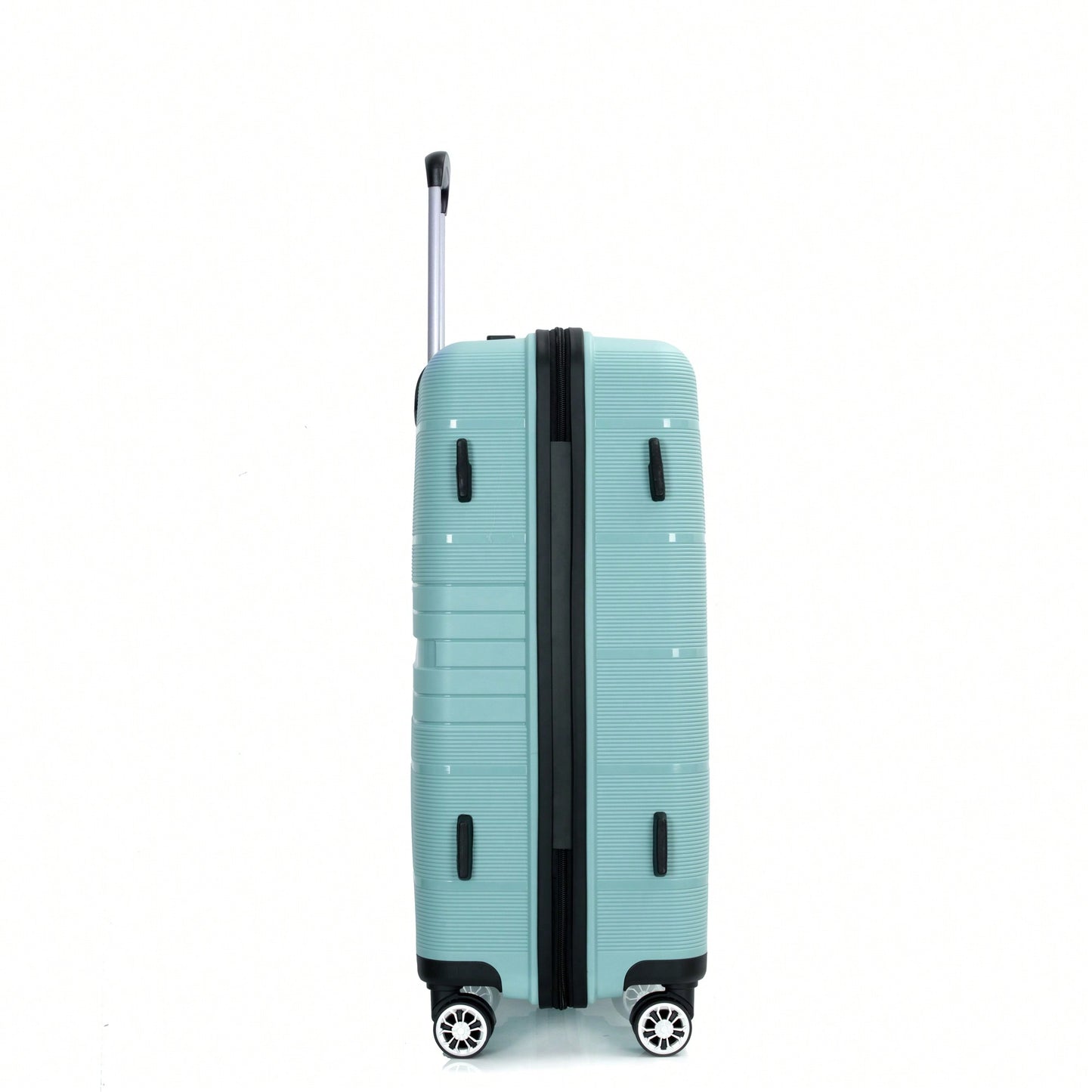 Light Green 3-Piece Hardshell Luggage Set With Double Spinner Wheels, TSA Lock, Lightweight & Durable (20/24"/28")"